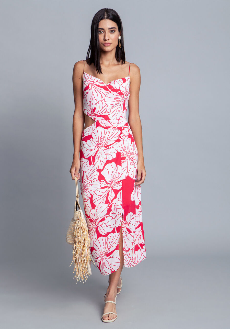 Vestido Tecido Crepe Chiffon Midi, . Vestido Tecido Crepe Chiffon Midi, , large.