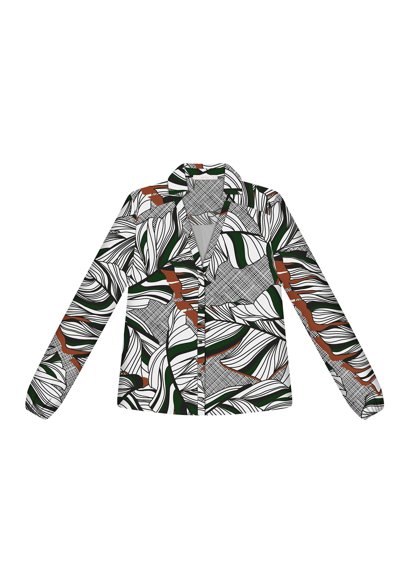 Camisa Manga Longa Estampa, , large.