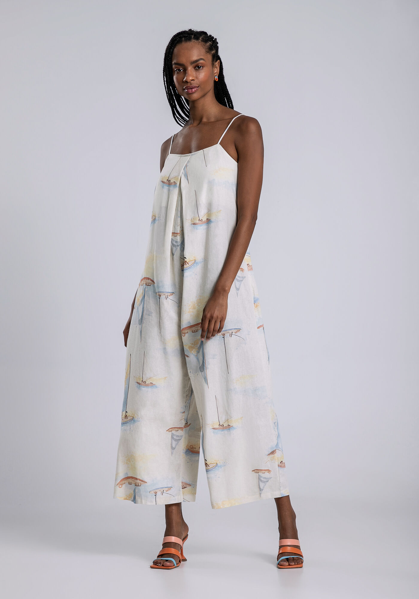 Macac&atilde;o Midi em Linho com Prega, MARACAIPE, large.