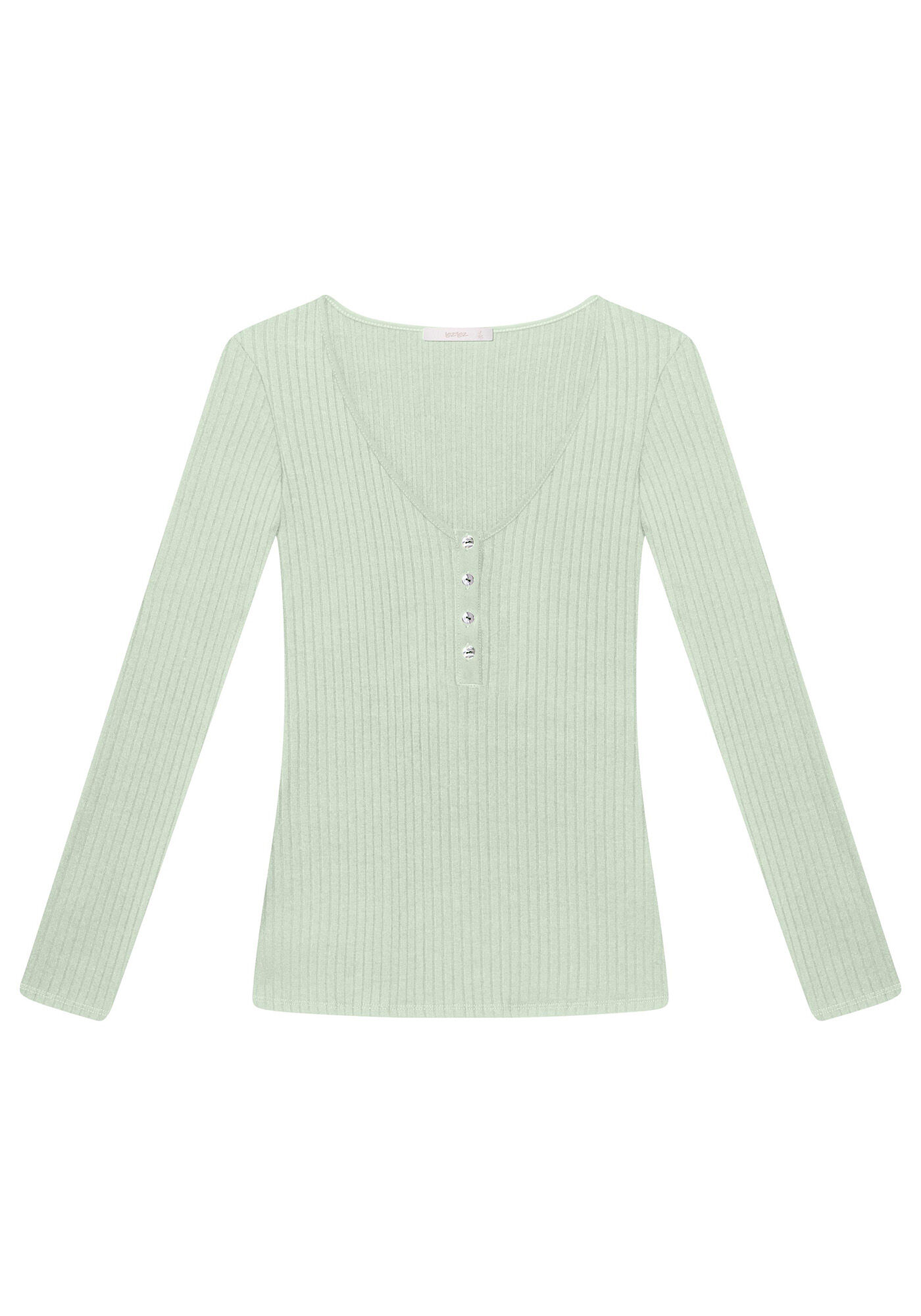 Blusa Manga Longa Bot&otilde;es, , large.