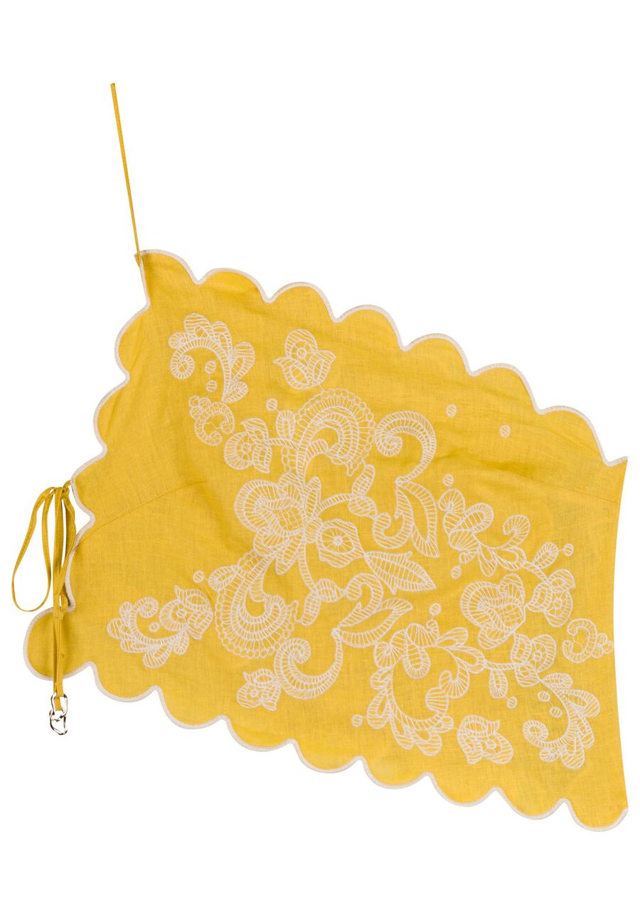 Blusa De Um Ombro Só Com Bordados E Amarrações, . Blusa De Um Ombro Só Com Bordados E Amarrações, , large.