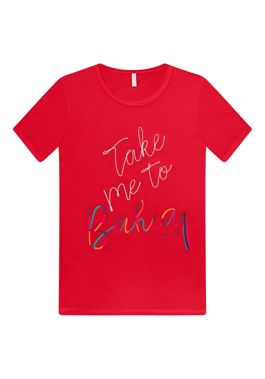 Blusa Manga Curta Bordado, . Blusa Manga Curta Bordado, , large.