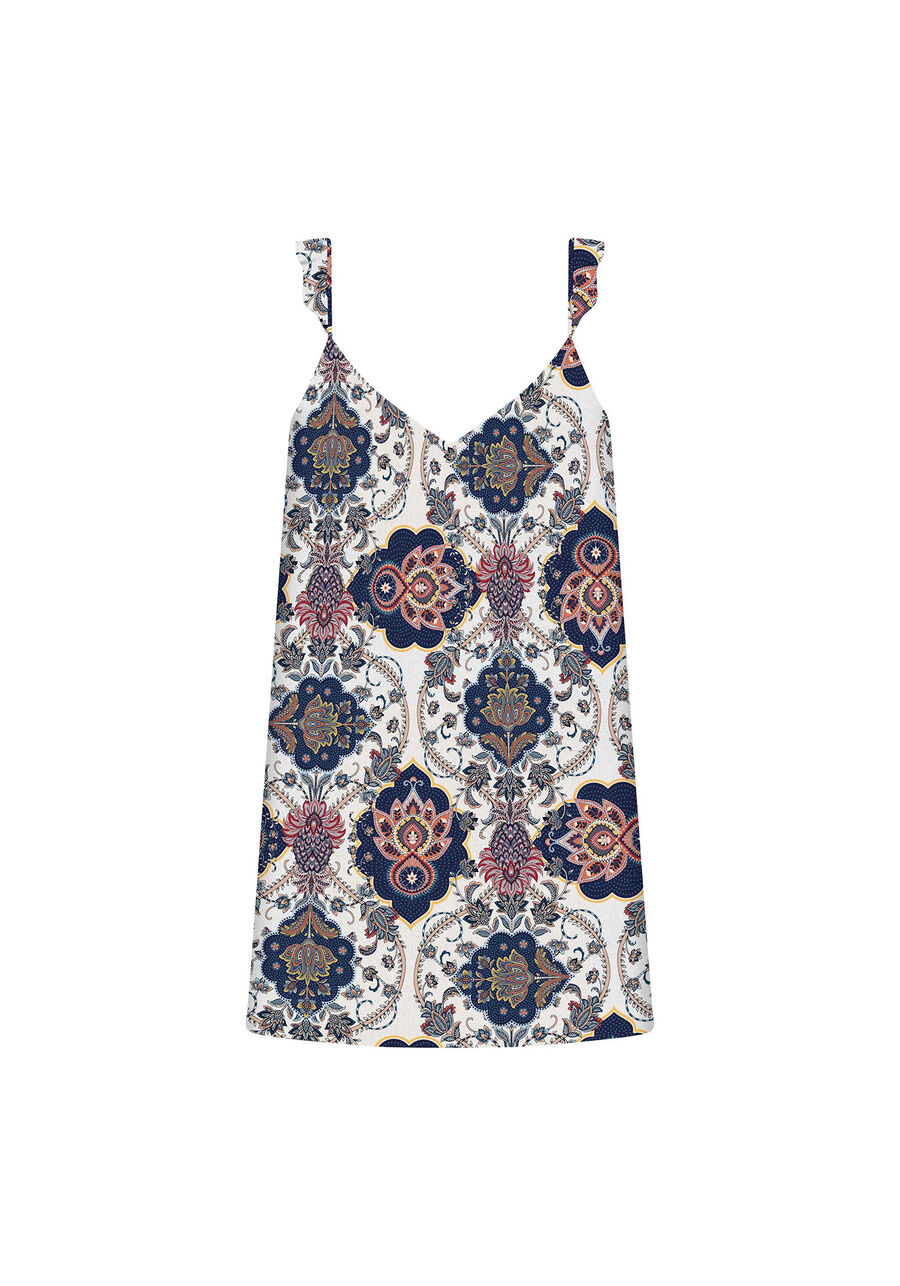 Vestido com Alças Babados Nimbim, . Vestido com Alças Babados Nimbim, , large.