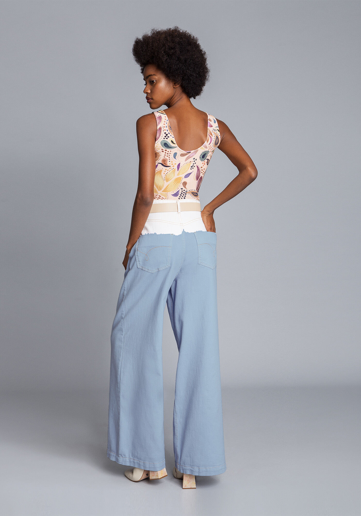 Blusa com Al&ccedil;as Estampada, , large.