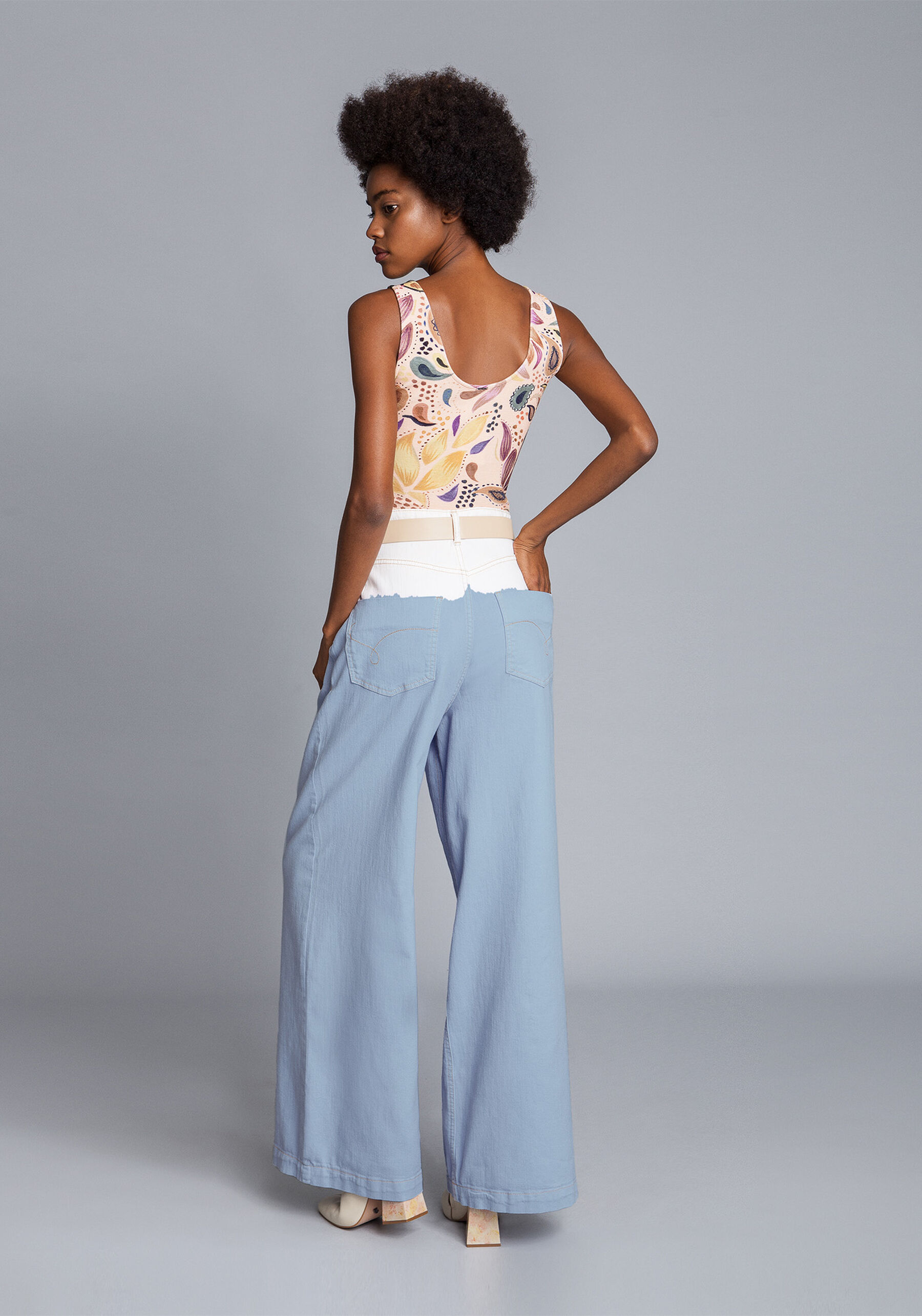 Blusa com Alças Estampada, . Blusa com Alças Estampada, , large.