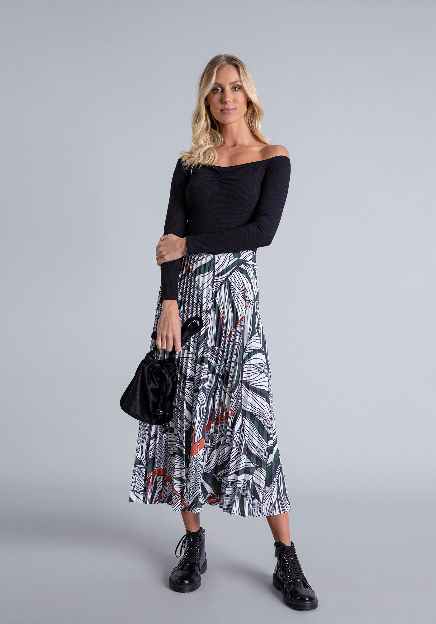 Blusa Manga Longa Ombro a Ombro, , large.