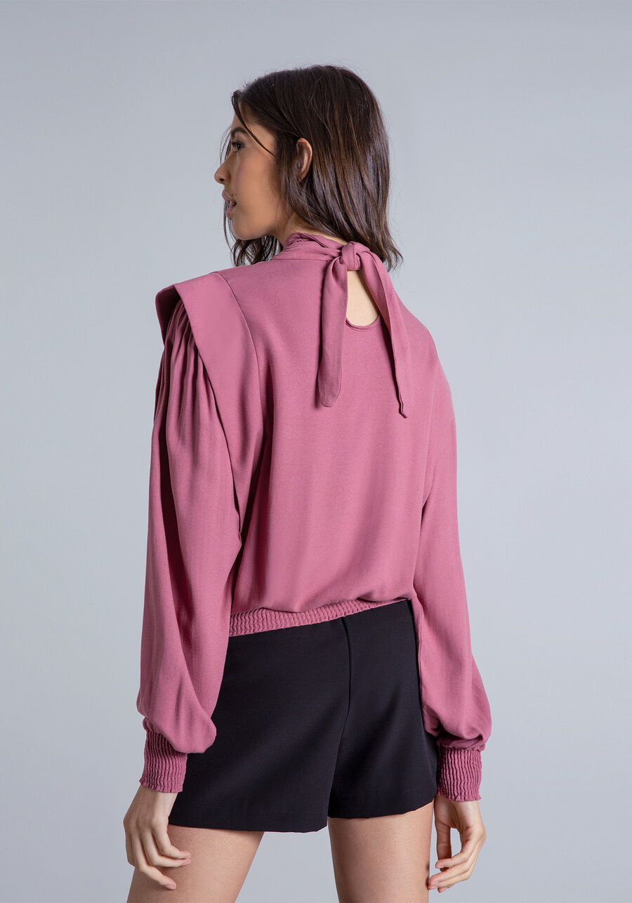 Blusa Gola Alta Elástico, . Blusa Gola Alta Elástico, , large.
