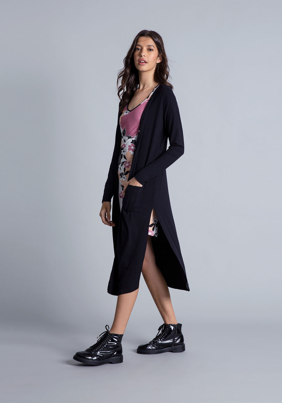 Cardigan Longo Manga Longa, . Cardigan Longo Manga Longa, , large.