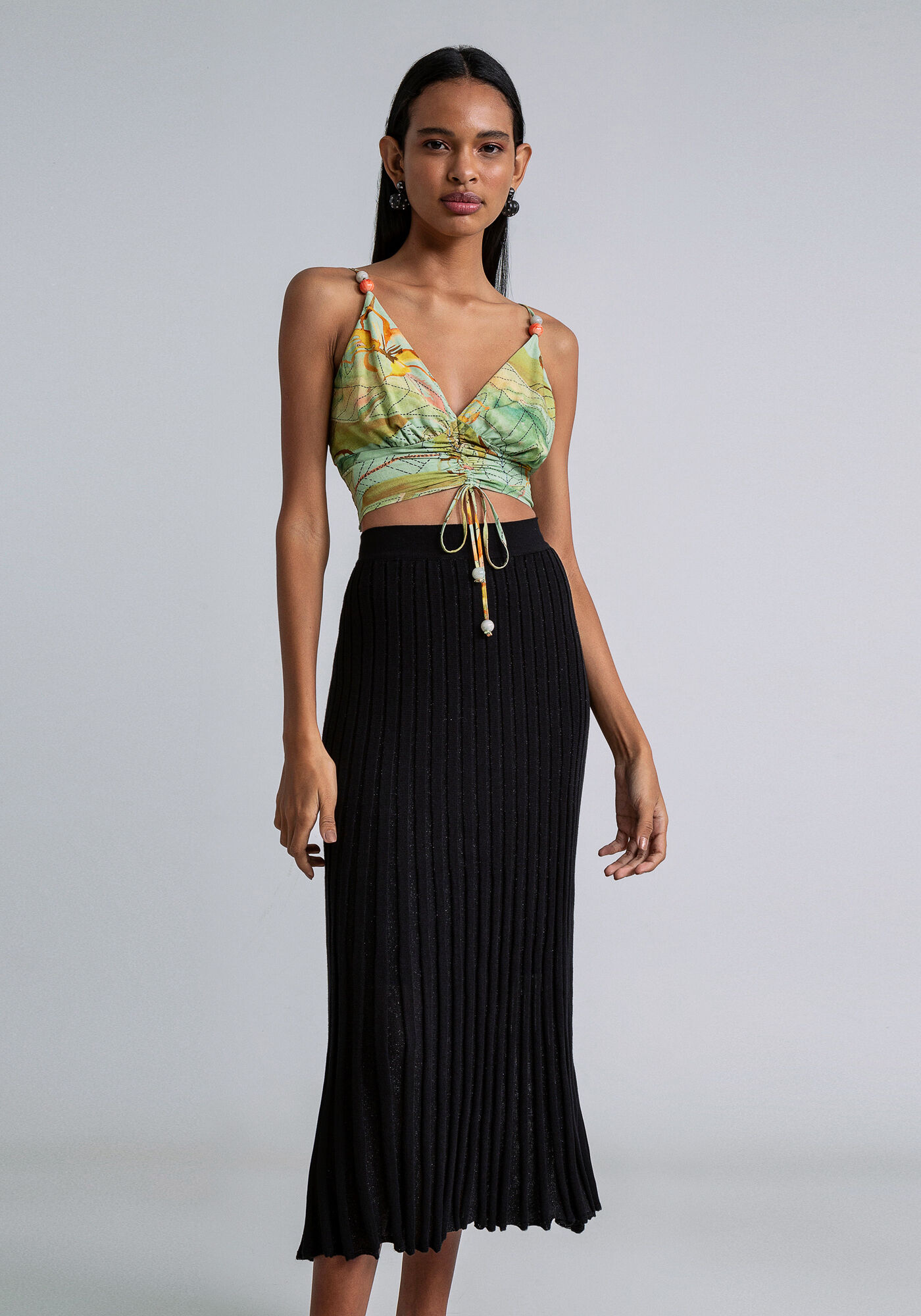 Blusa com Al&ccedil;as Cropped Amarra&ccedil;&atilde;o, SELVAGEM, large.