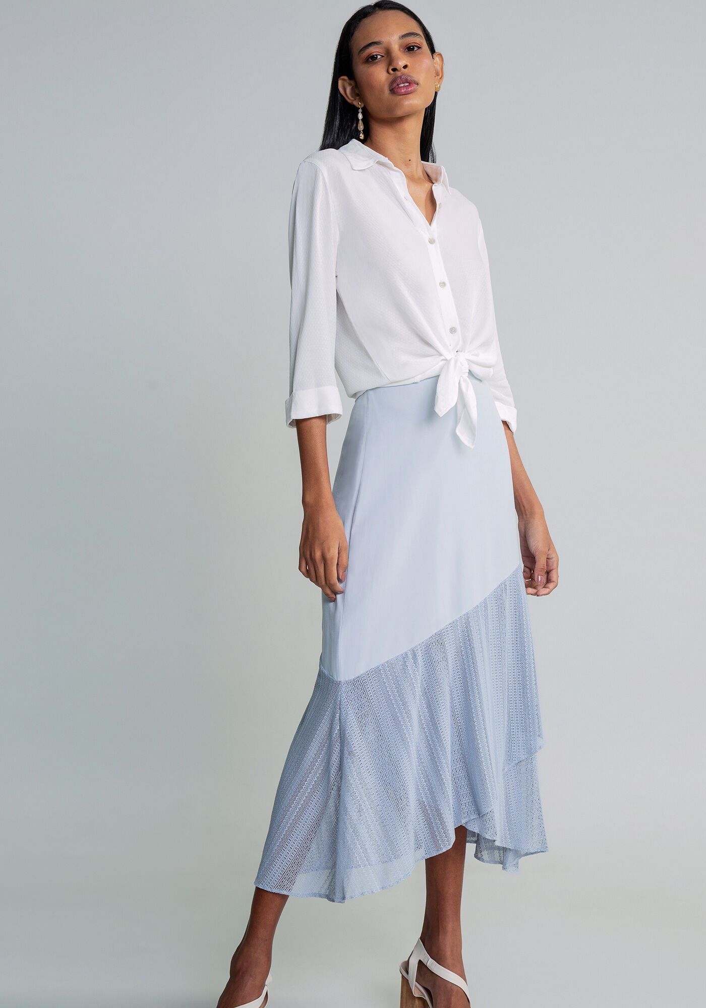 Camisa Cl&aacute;ssica em tecido, , large.