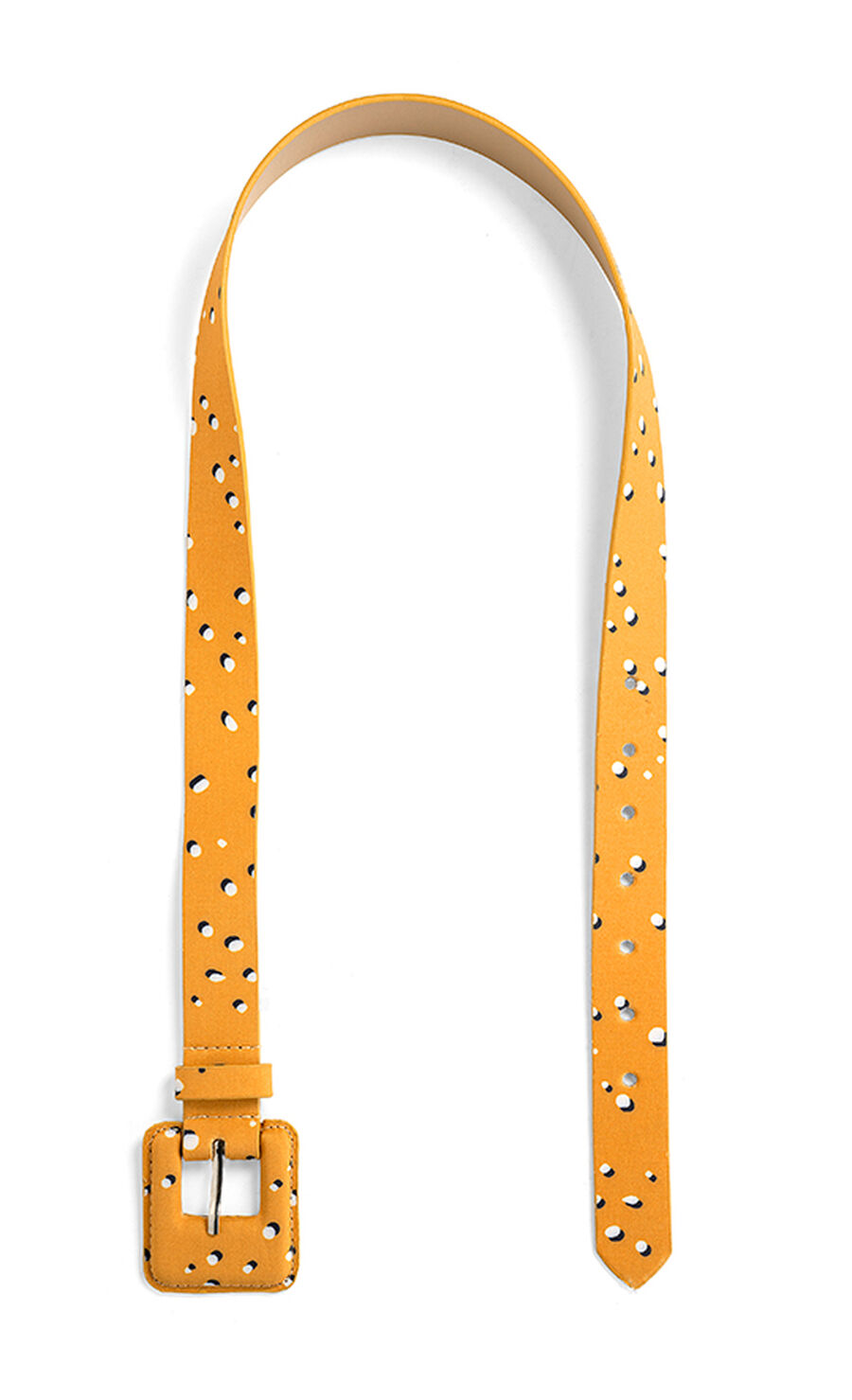 Cinto de Cintura Estampado com Fivela Quadrada, , large.