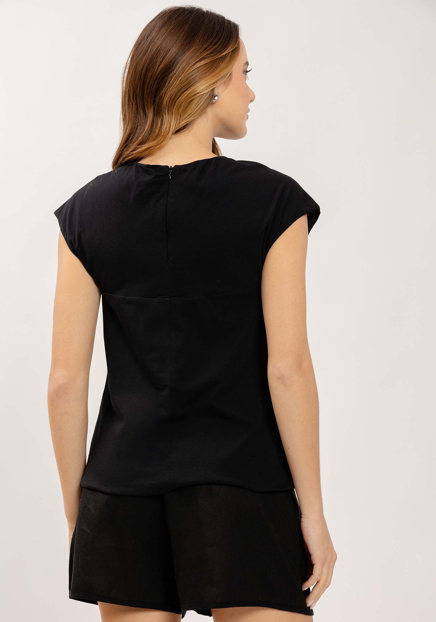 Blusa em Malha Prime com Gola, , large.