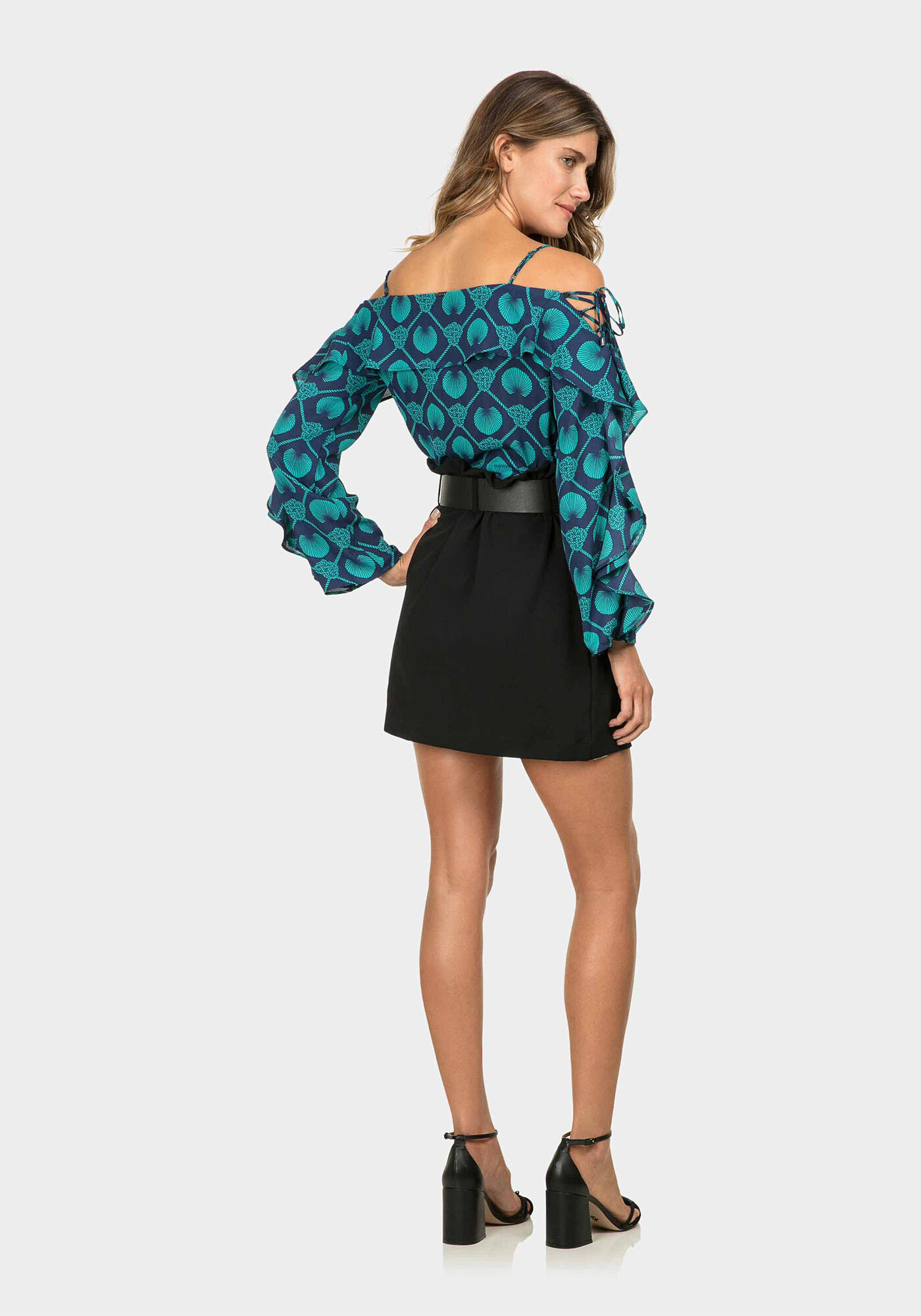 Blusa Manga Longa Amarra&ccedil;&atilde;o, , large.