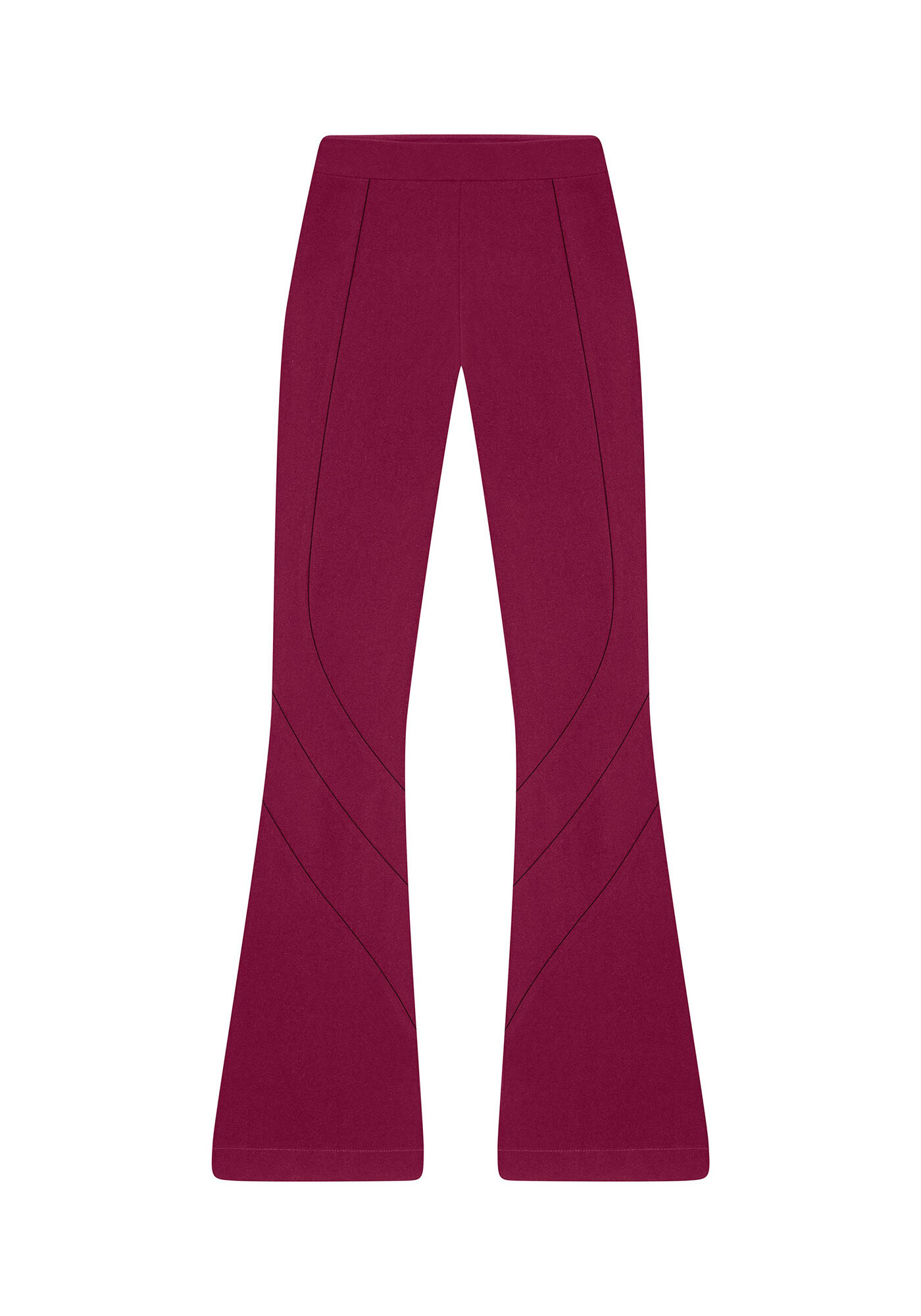 Cal&ccedil;a Flare Cintura Alta, , large.