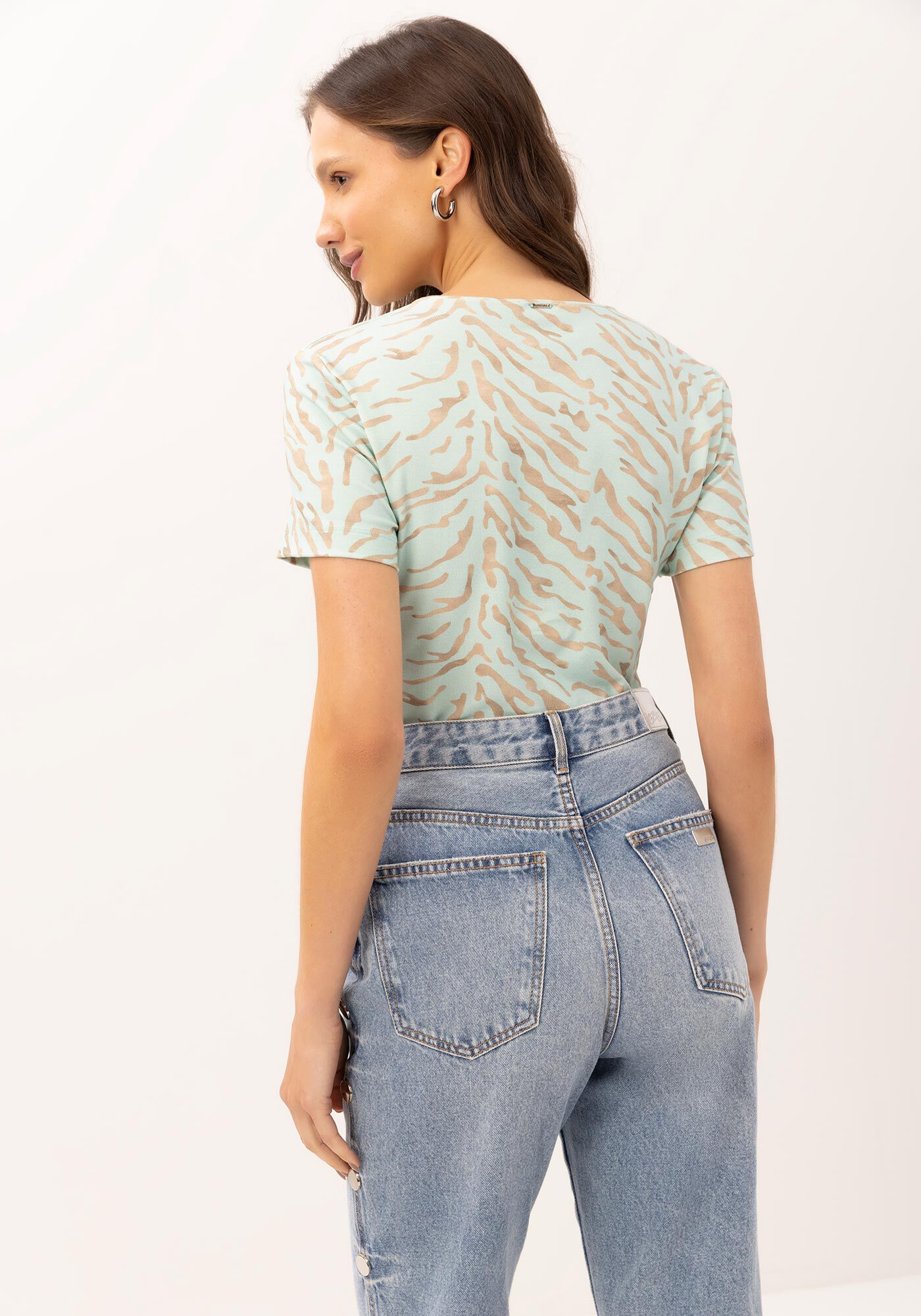 Blusa em Malha Power com Estampa Sand, , large.