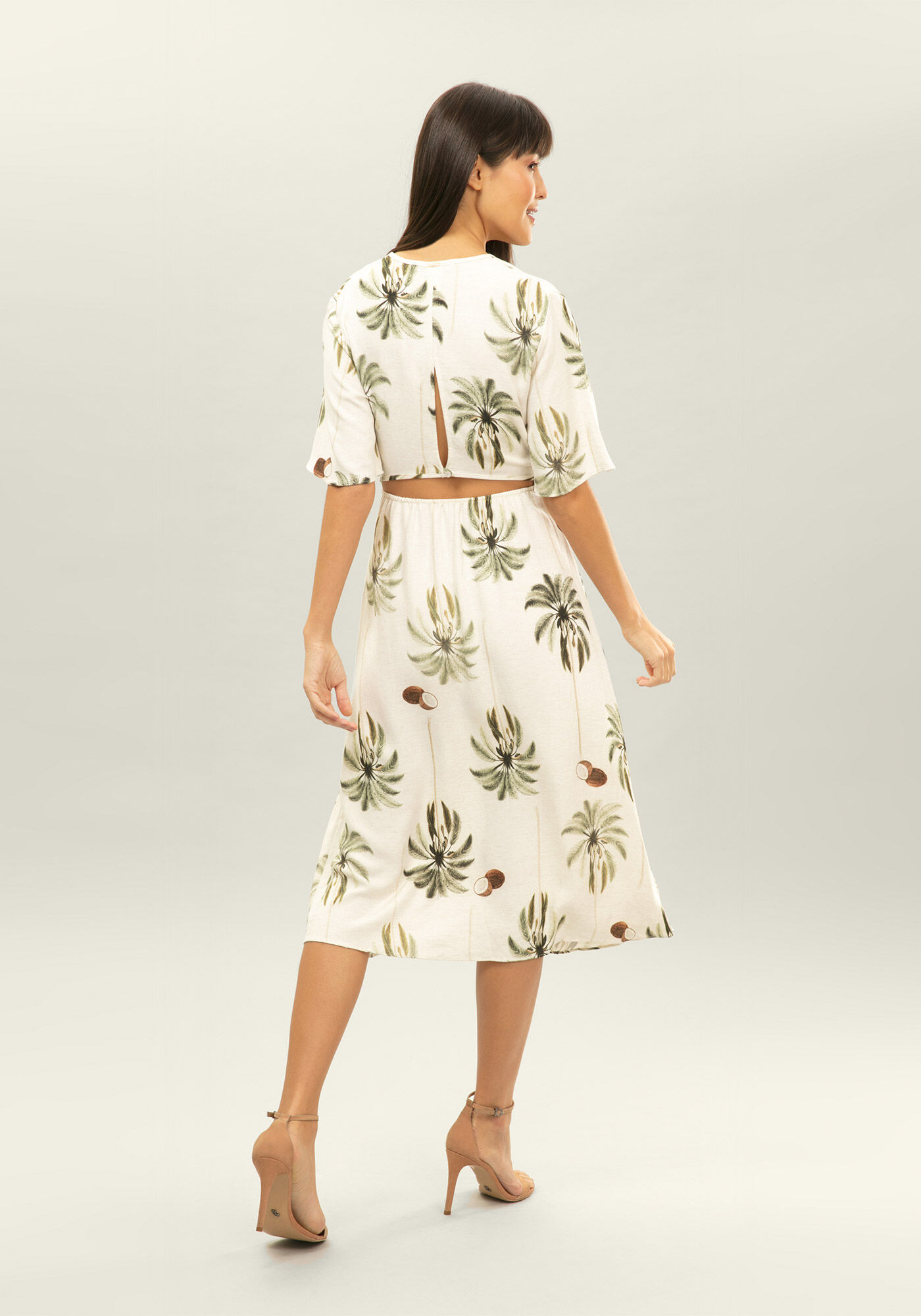 Vestido M&iacute;di Estampa, , large.