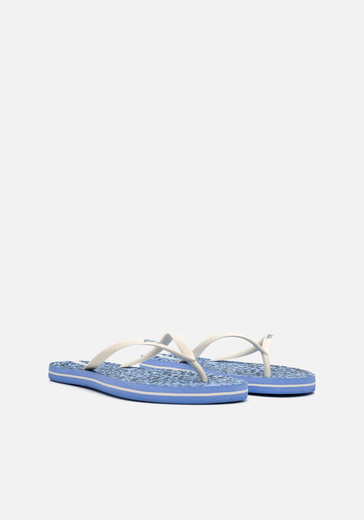 Chinelo Feminino Estampado Com Tiras Finas, ARATU AZUL, large.