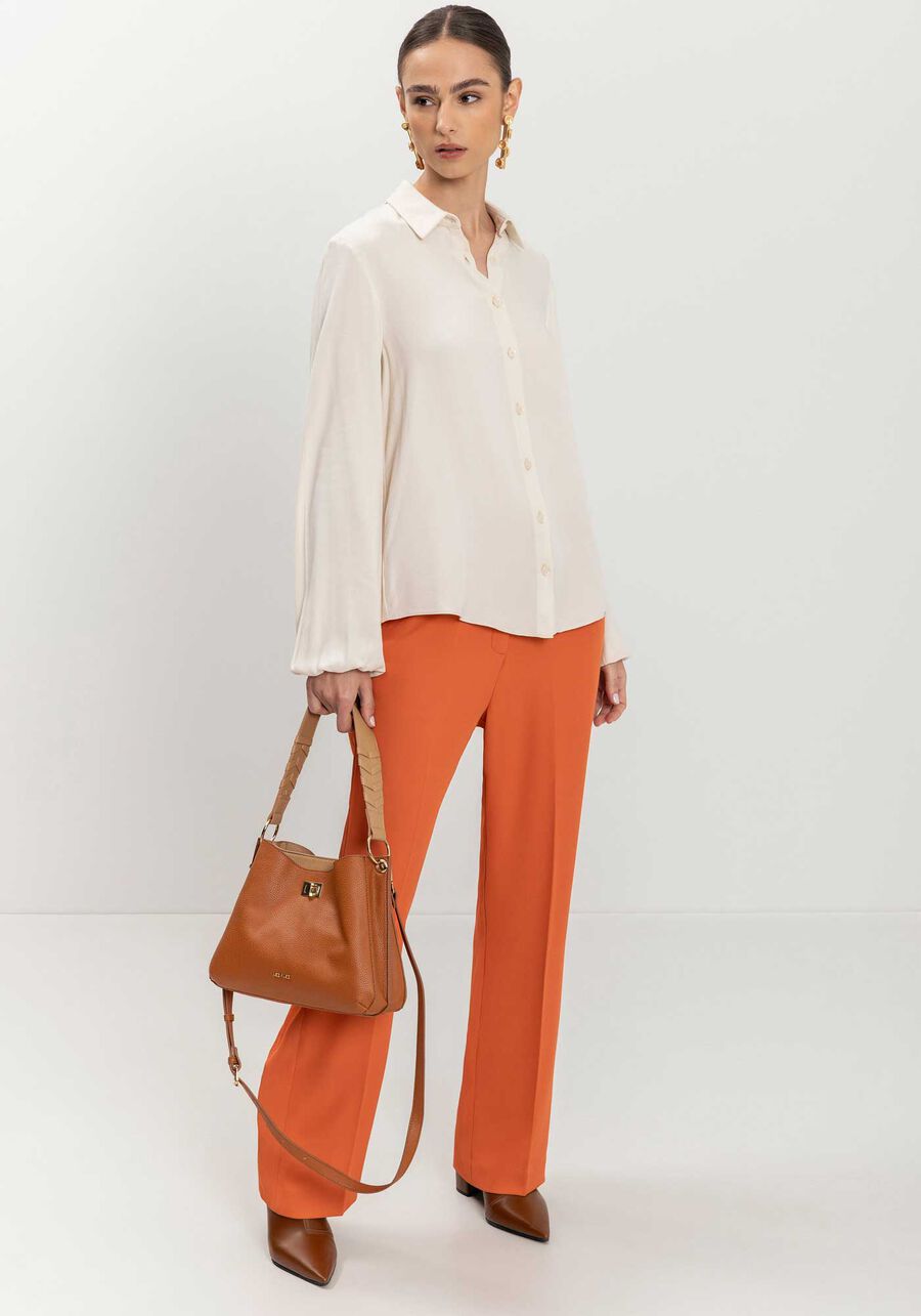 Camisa de Manga Longa Com Gola E Botões, . Camisa de Manga Longa Com Gola E Botões, , large.