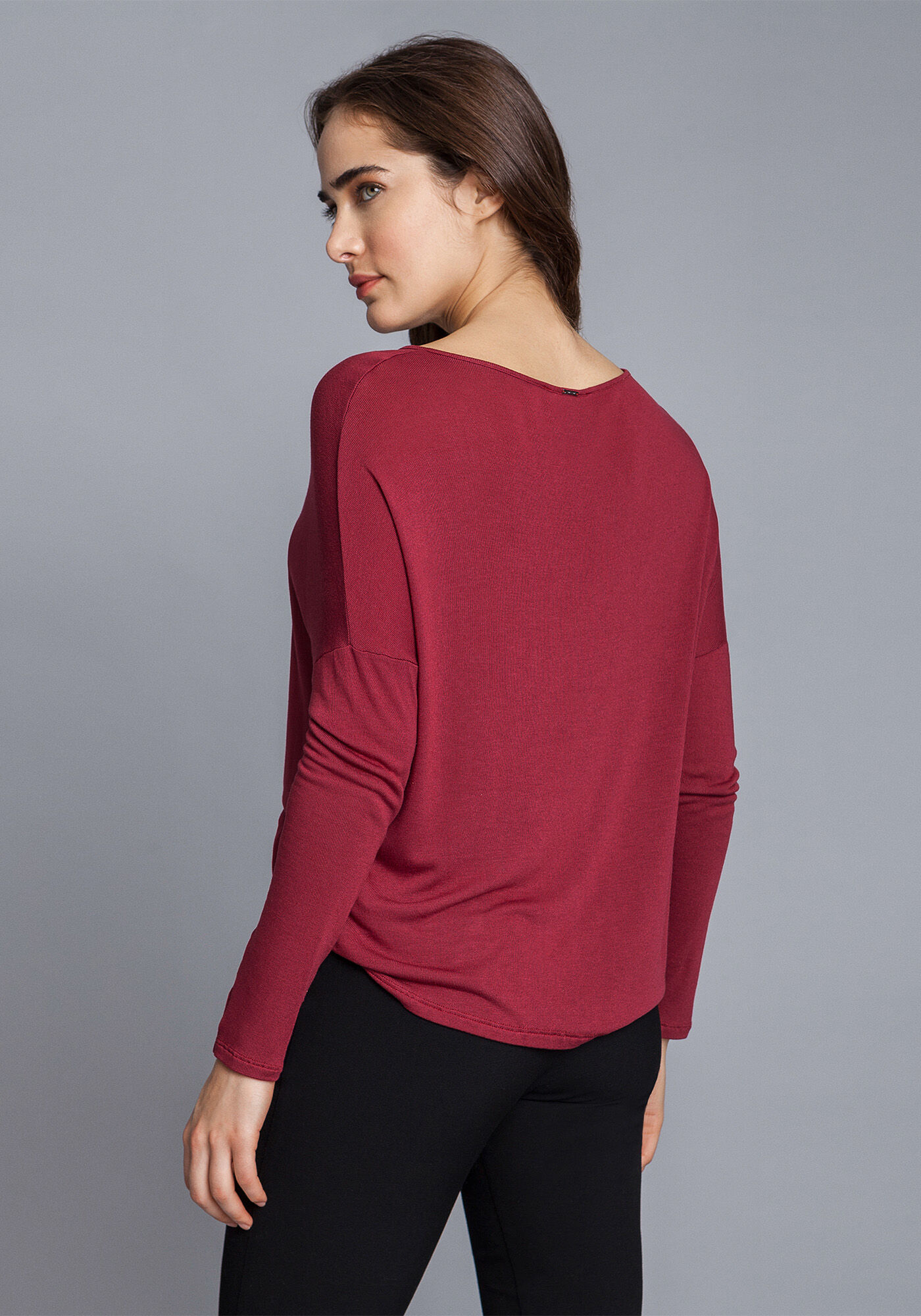 Blusa Manga Longa Recorte, , large.