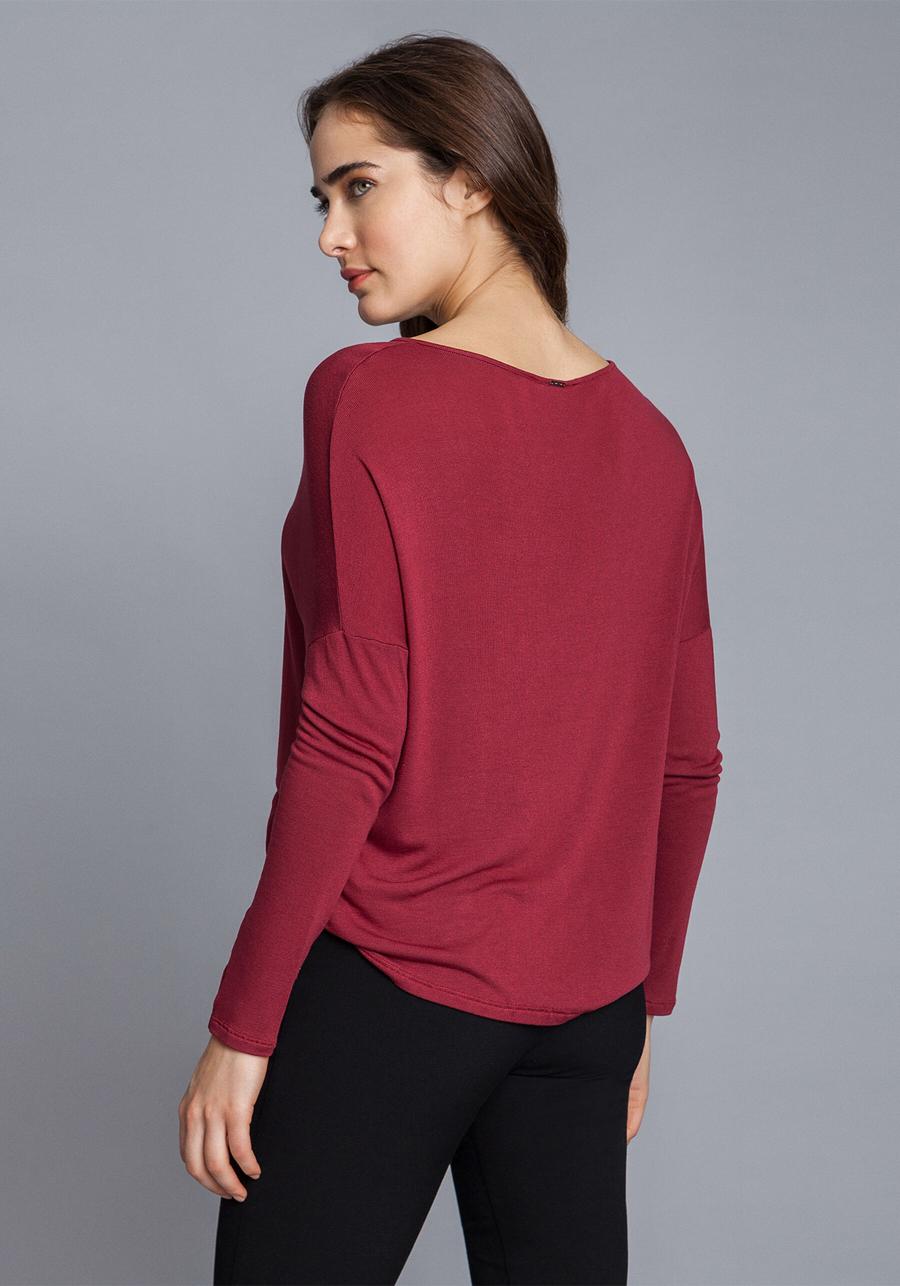 Blusa Manga Longa Recorte, . Blusa Manga Longa Recorte, , large.