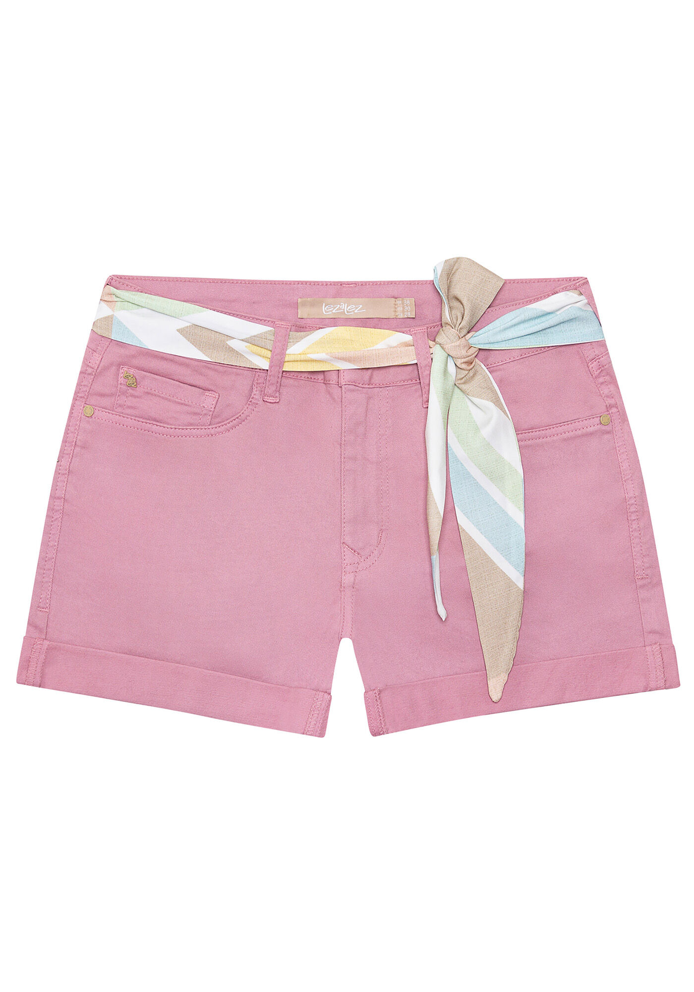 Shorts Sarja com Elastano, , large.
