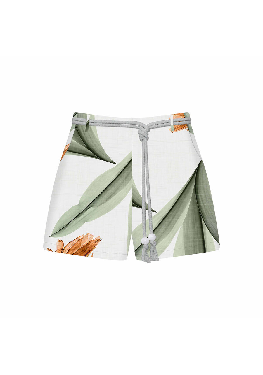 Shorts Linho com Cinto, . Shorts Linho com Cinto, , large.