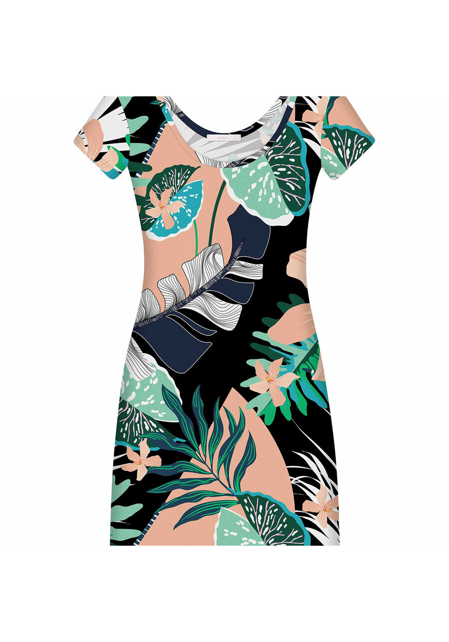 Vestido Justo Estampa Darling, . Vestido Justo Estampa Darling, , large.