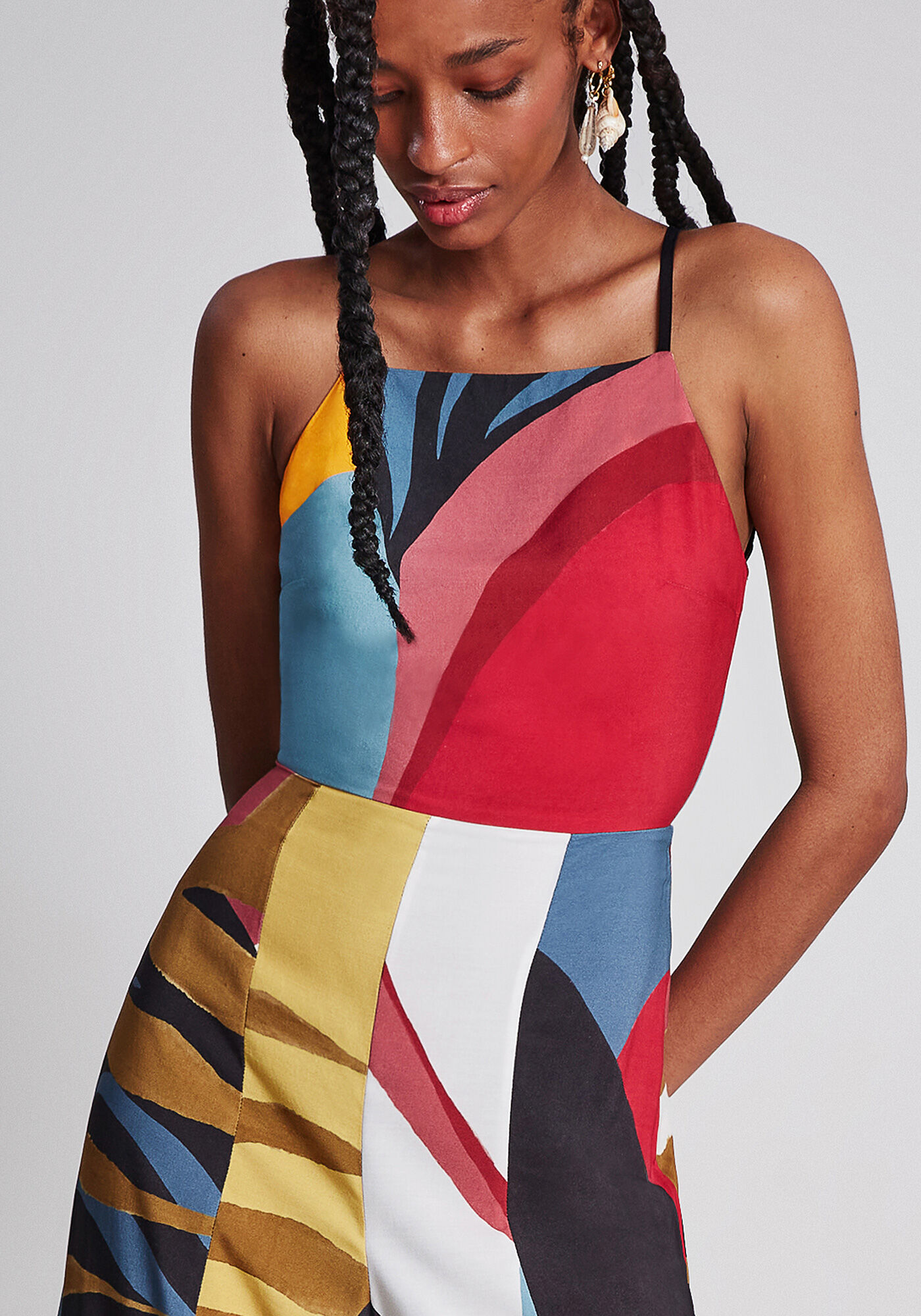 Macac&atilde;o Longo com Fenda Estampa, , large.