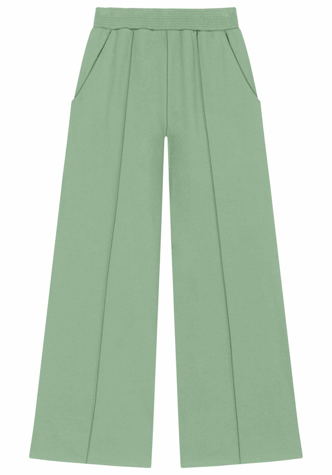 Cal&ccedil;a Pantalona em Molecotton com Nervuras, , large.