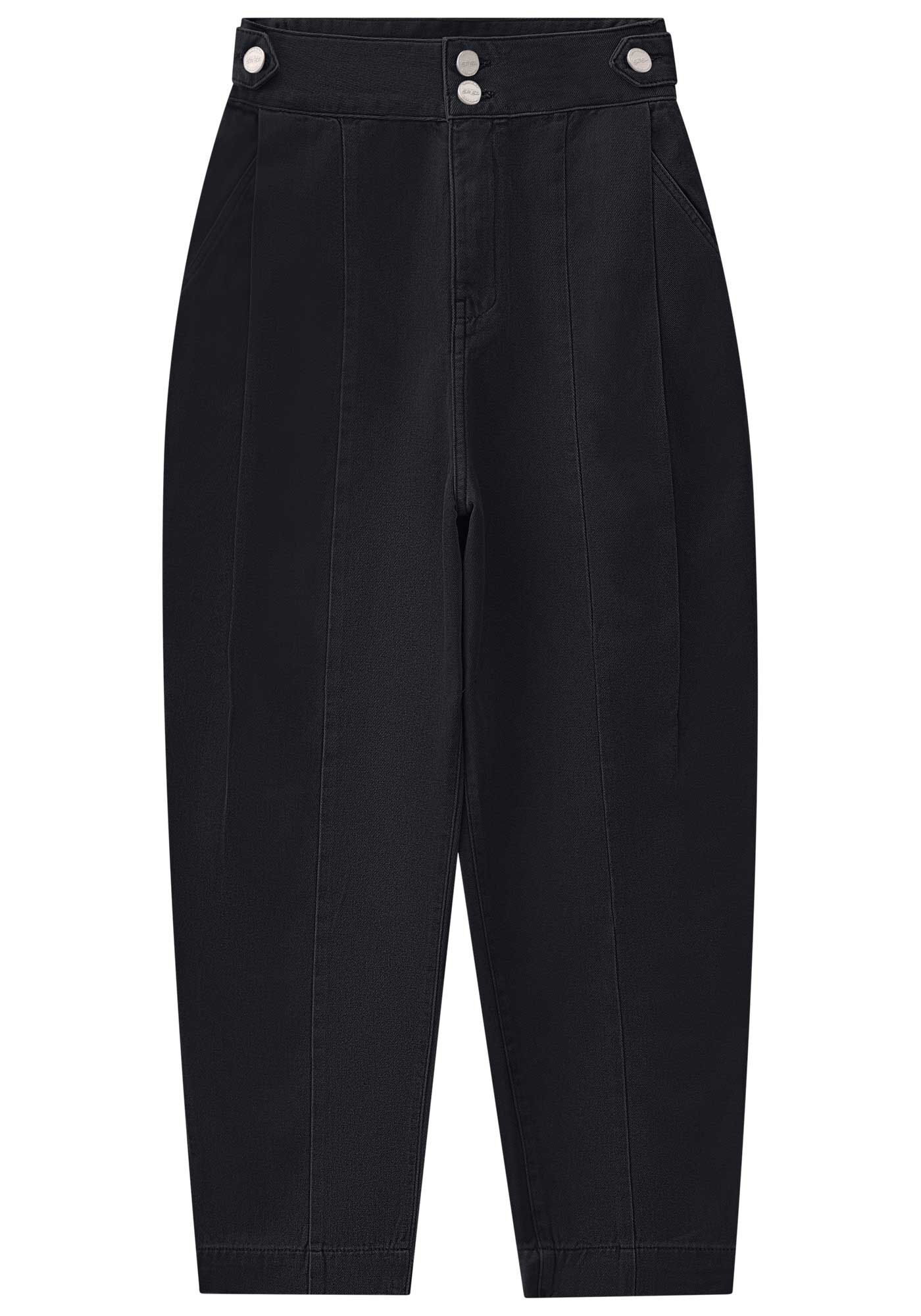 Cal&ccedil;a Sarja Alfaiataria Reta com Cintura Alta, , large.