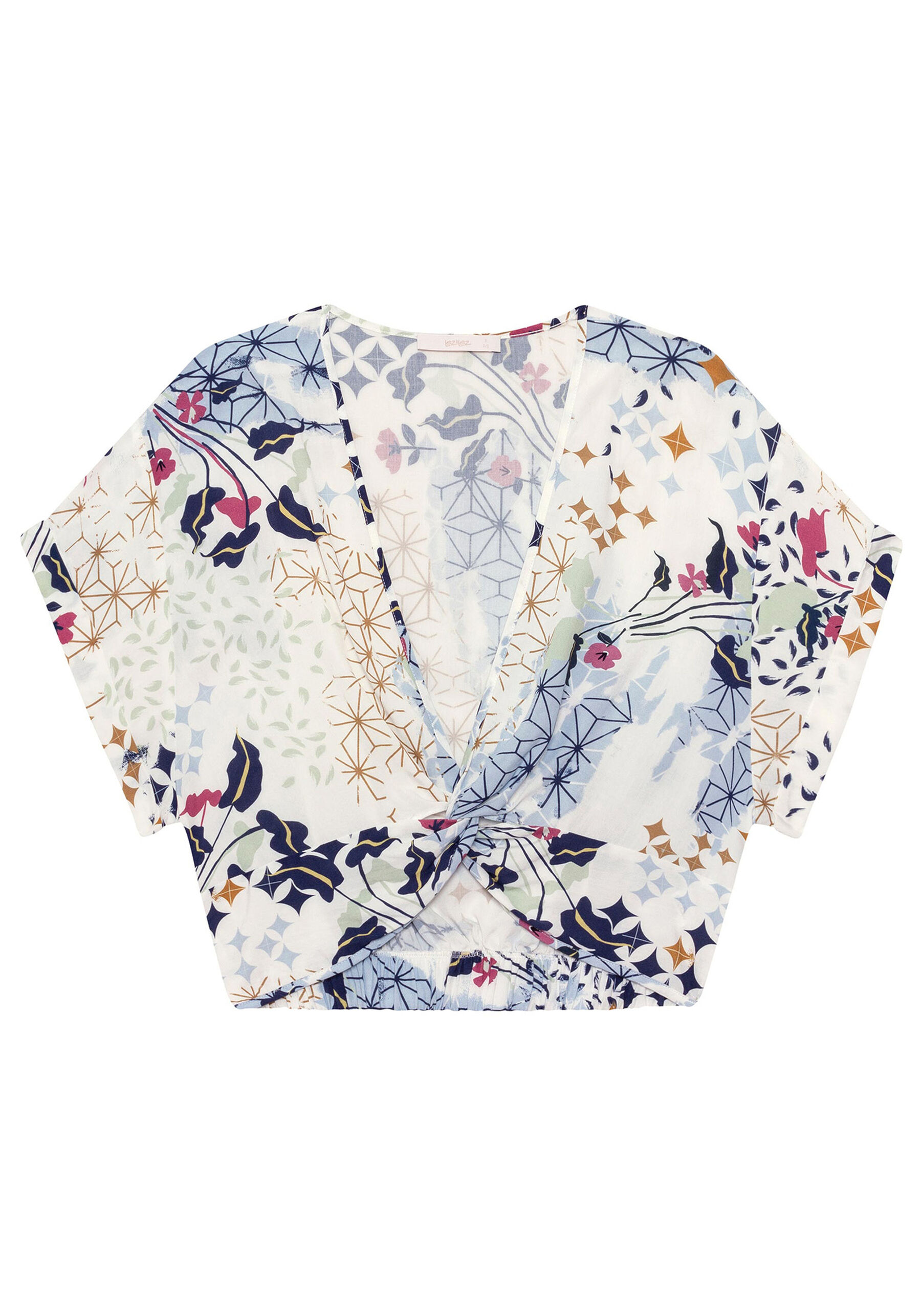 Blusa Cropped Transpassada, . Blusa Cropped Transpassada, , large.