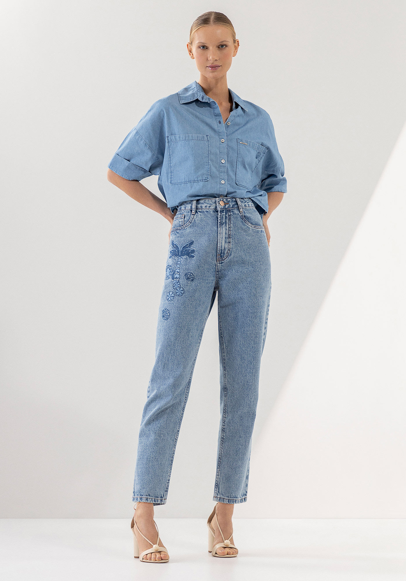 Calça jeans mom hot sale zara