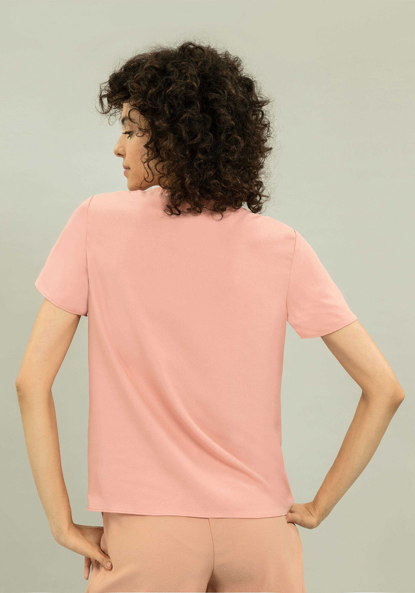 Blusa Decote V com Tiras, , large.