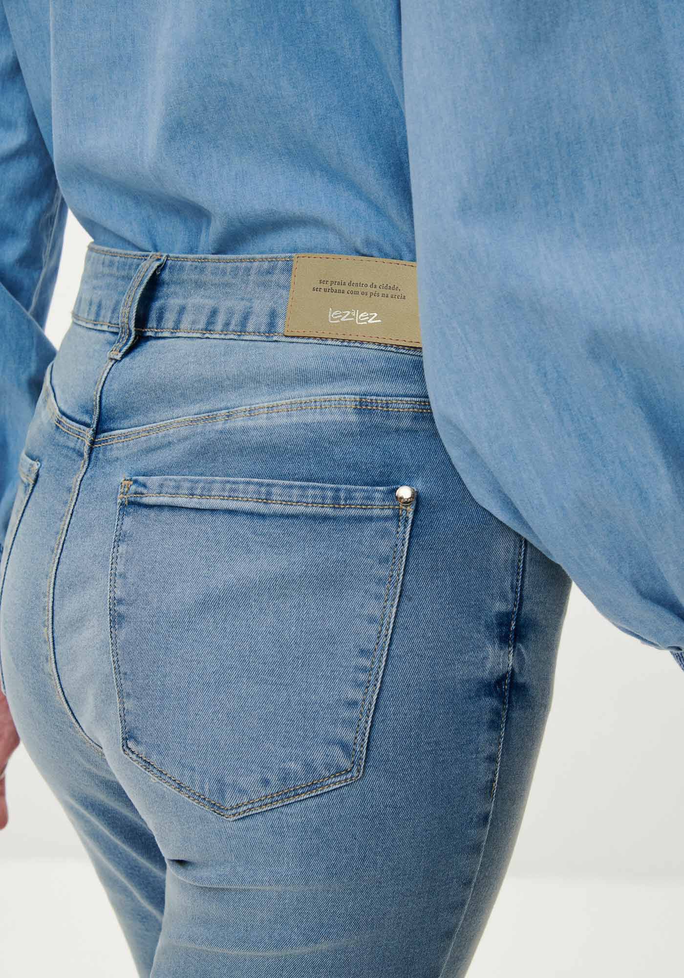 Cal&ccedil;a Jeans Skinny Cintura Alta Clara Estonada, JEANS, large.