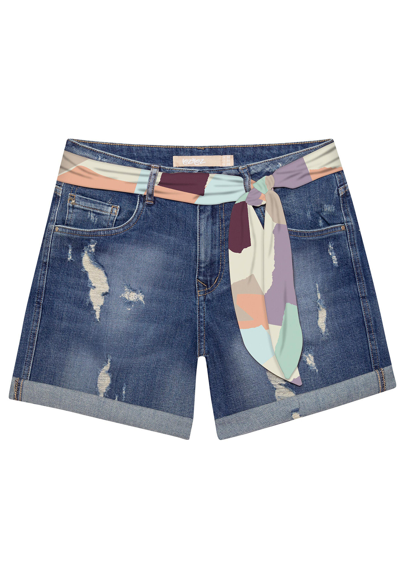 Bermuda Boyfriend Venice Cinto, , large.