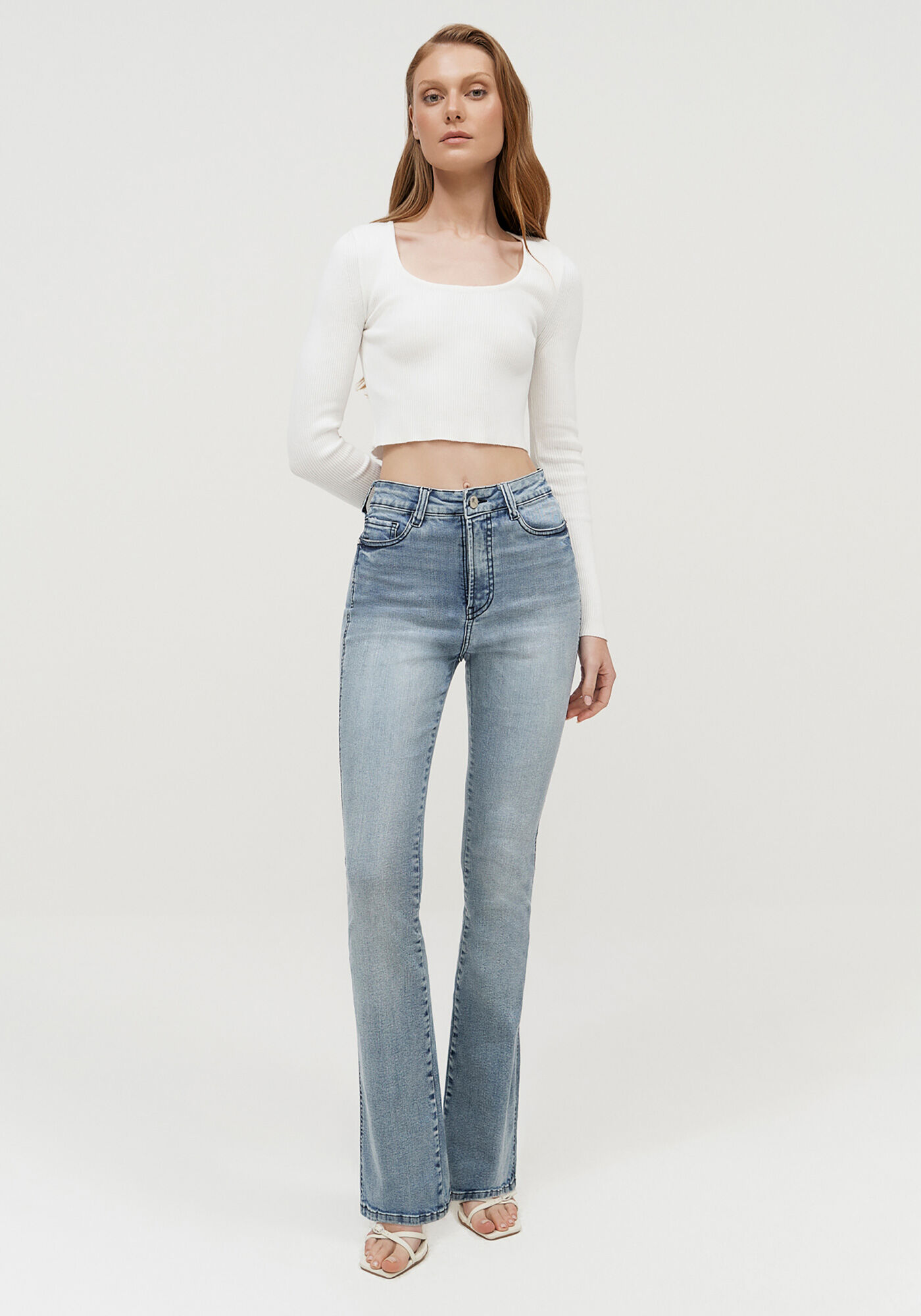 Cal&ccedil;a Jeans Flare Boot Cut Perfect, , large.