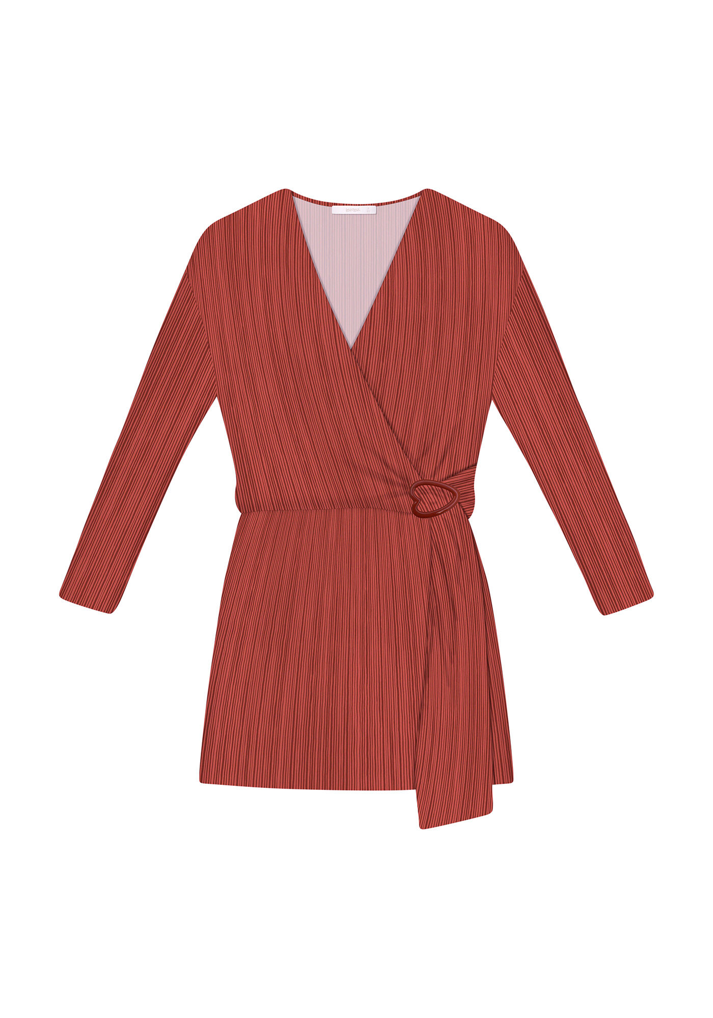 Vestidinho shop manga longa