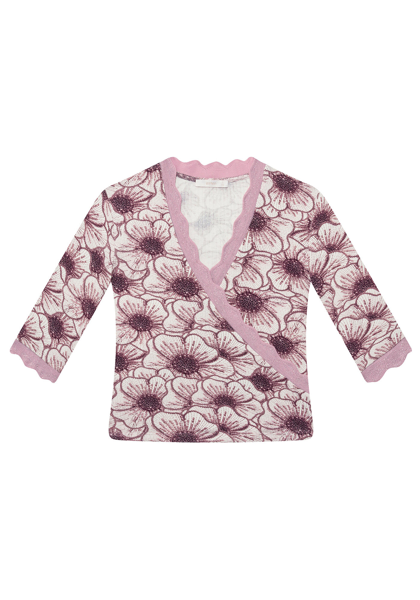 Blusa Malha Canelado Wave Cropped, PAPOULA, large.