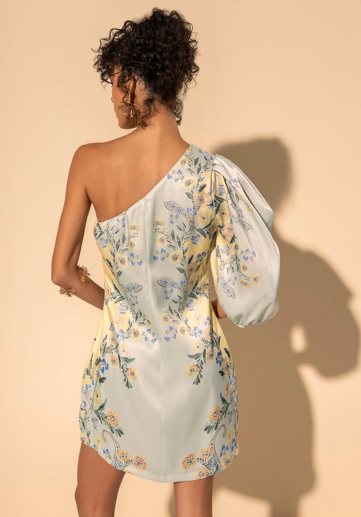 VESTIDO TECIDO ALFAIATARIA, VERDE SPA, large.