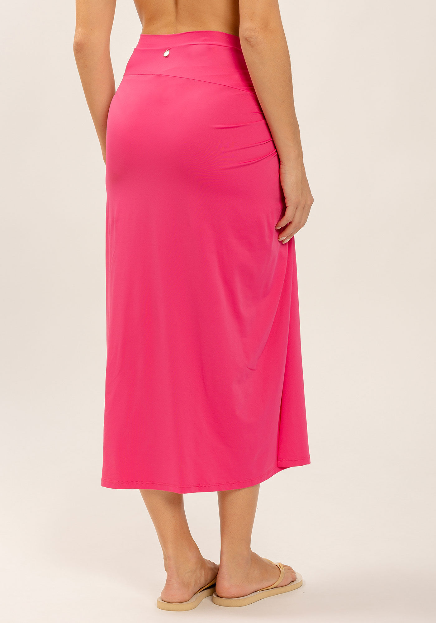 Saia Midi Sa&iacute;da de Praia Pare&ocirc;, ROSA SYRUP, large.