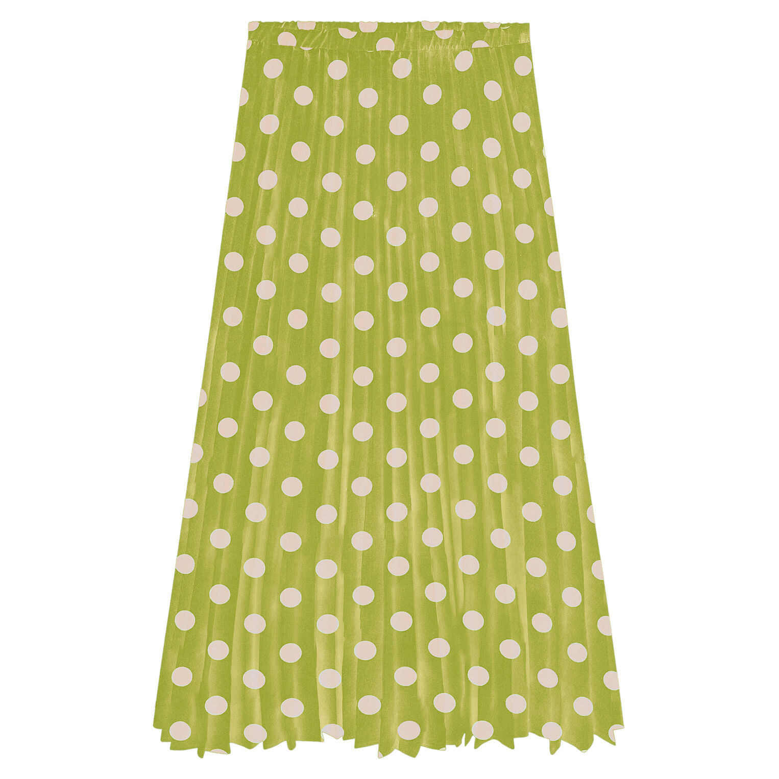 Saia Midi Plissada Estampada, , large.