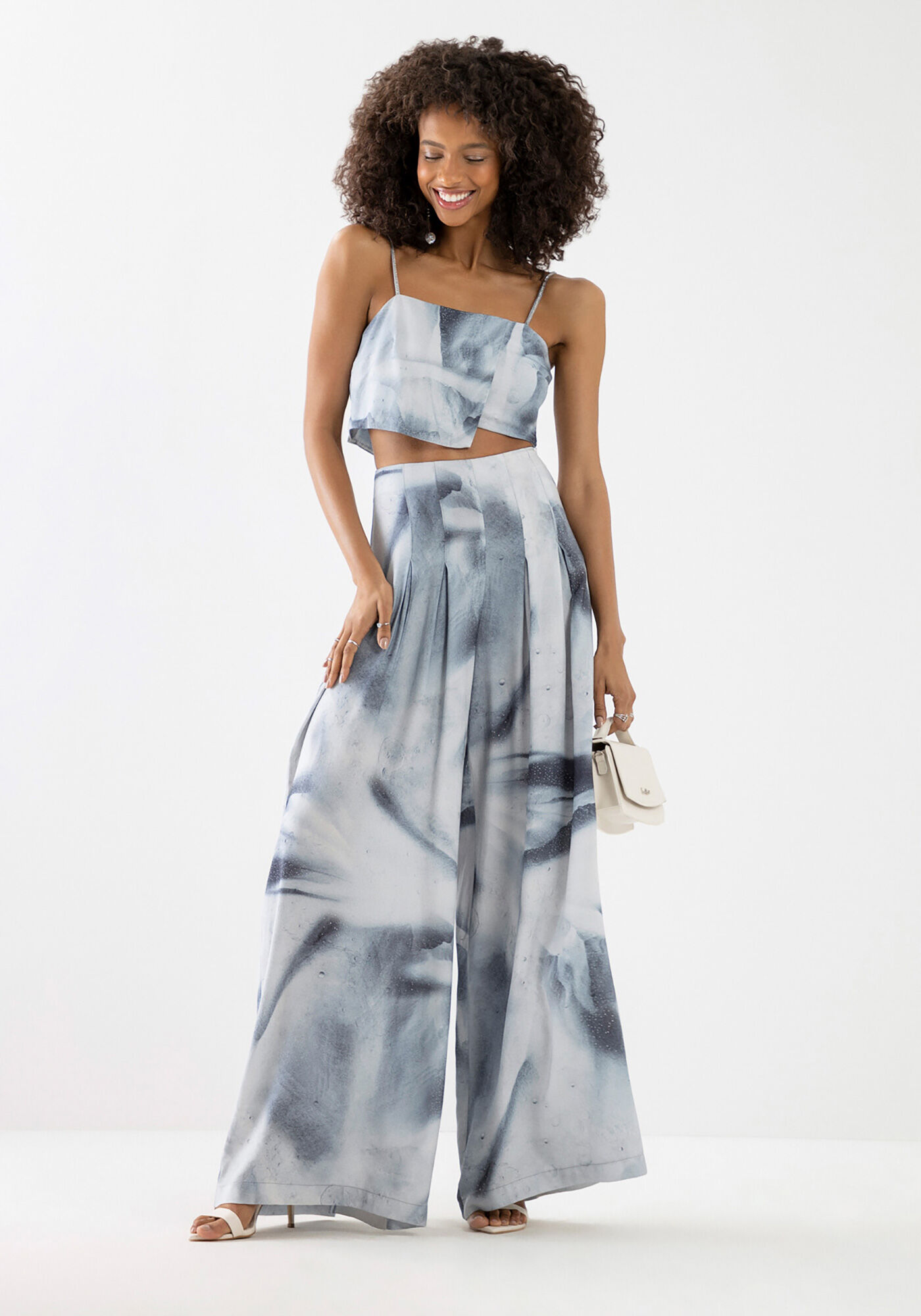 Pantalona hotsell em crepe