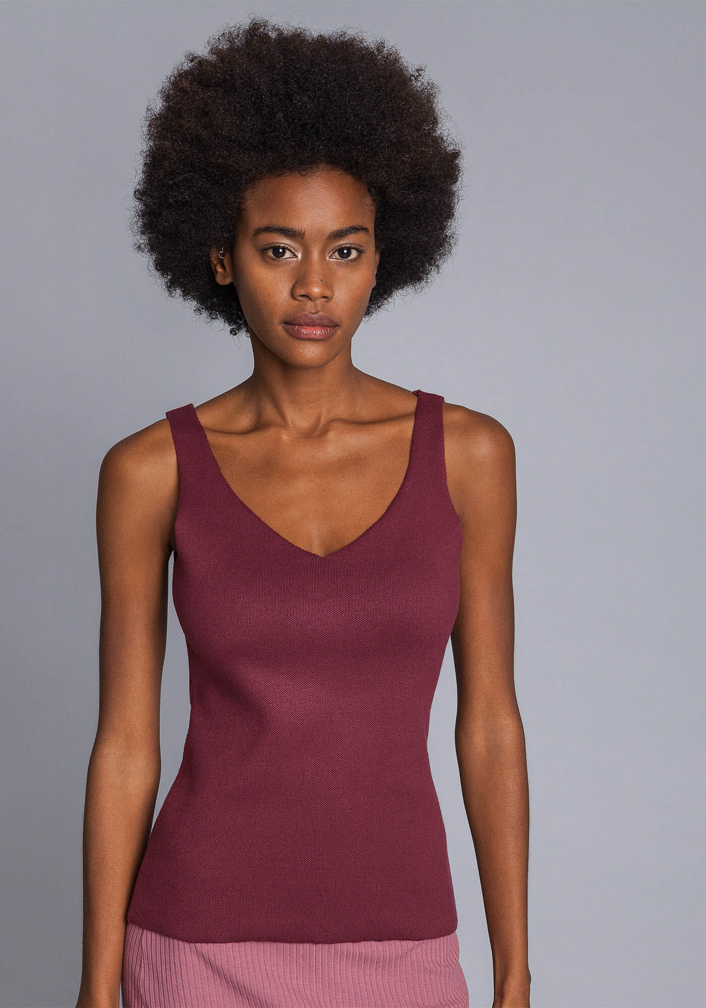 Blusa Decote V Tric&ocirc;, , large.