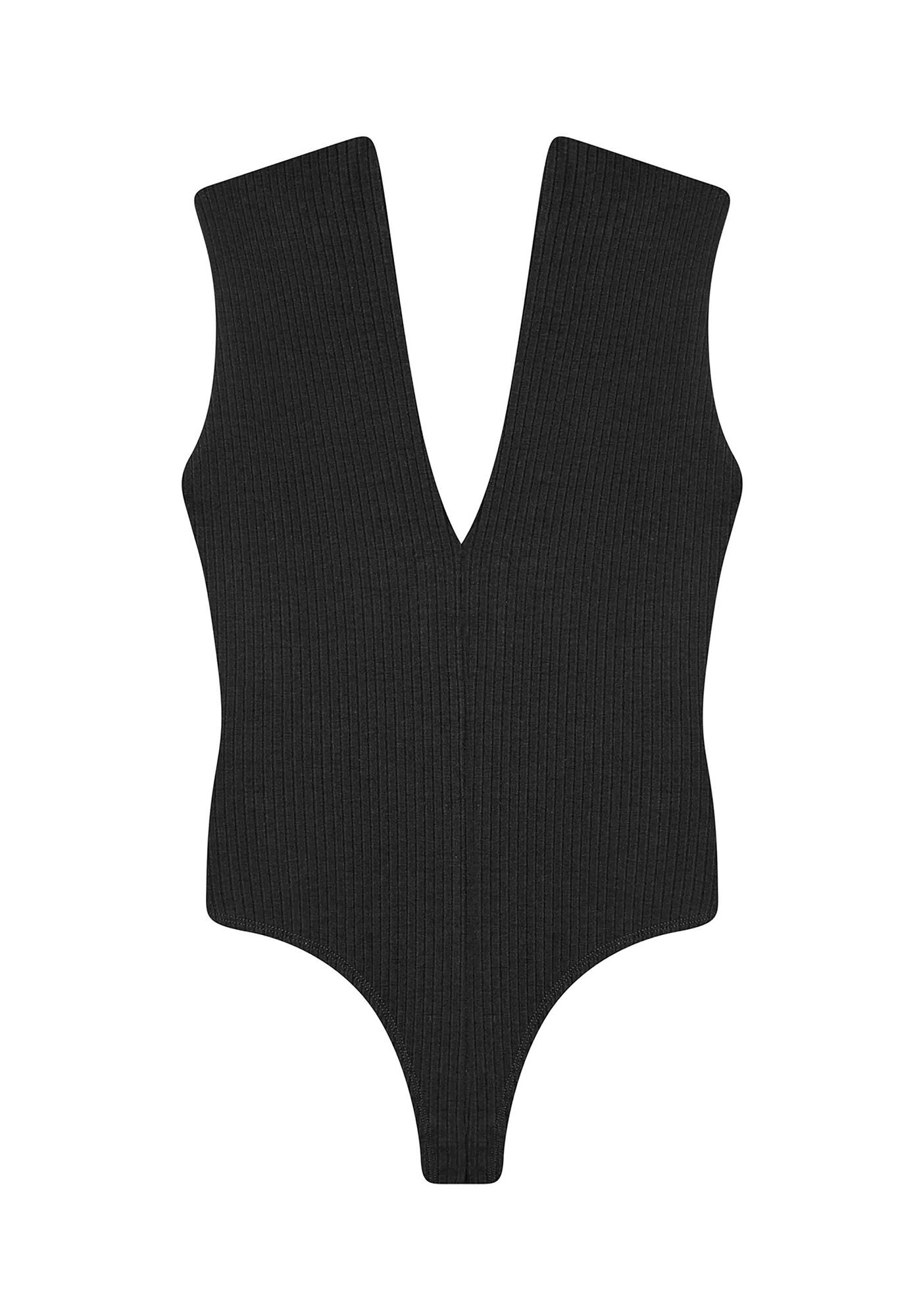 Body Malha Costine Malga Sem Manga Branco Off White, , large.