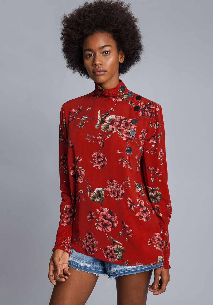 Blusa Manga Longa Gola Alta, . Blusa Manga Longa Gola Alta, , large.