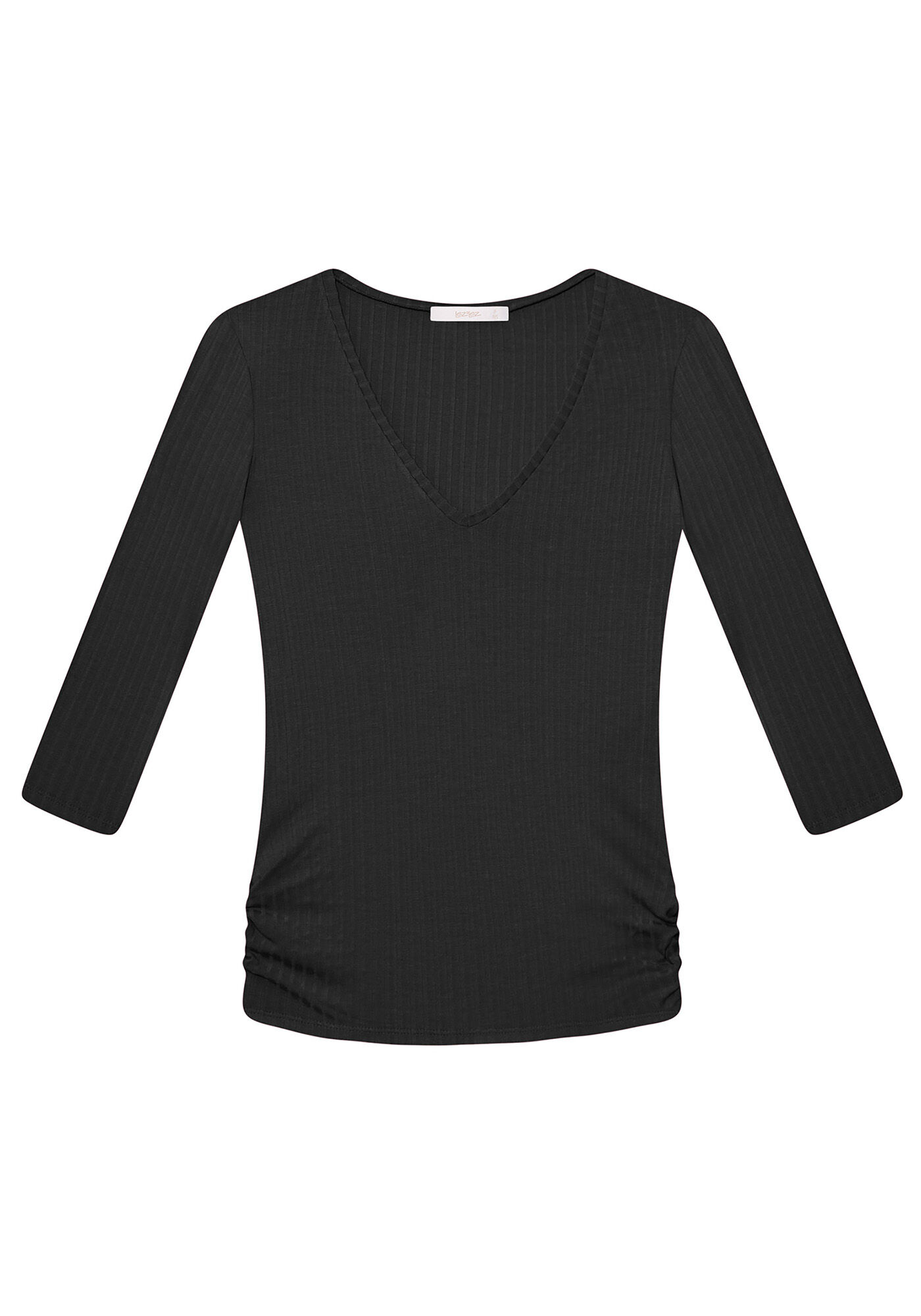 Blusa Malha Canelado Tracy, , large.