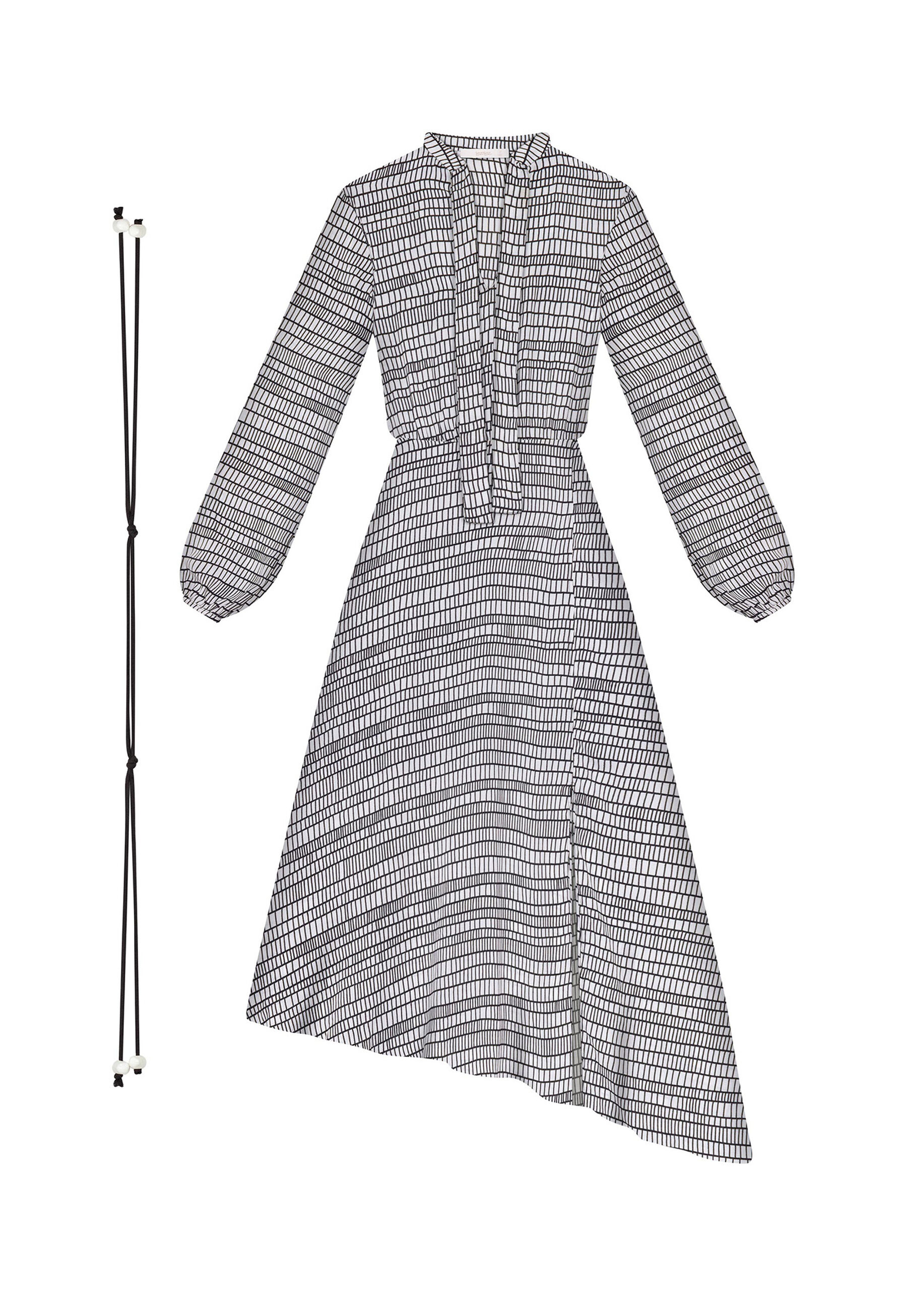 Vestido Mídi Assimétrico Cinto, . Vestido Mídi Assimétrico Cinto, , large.