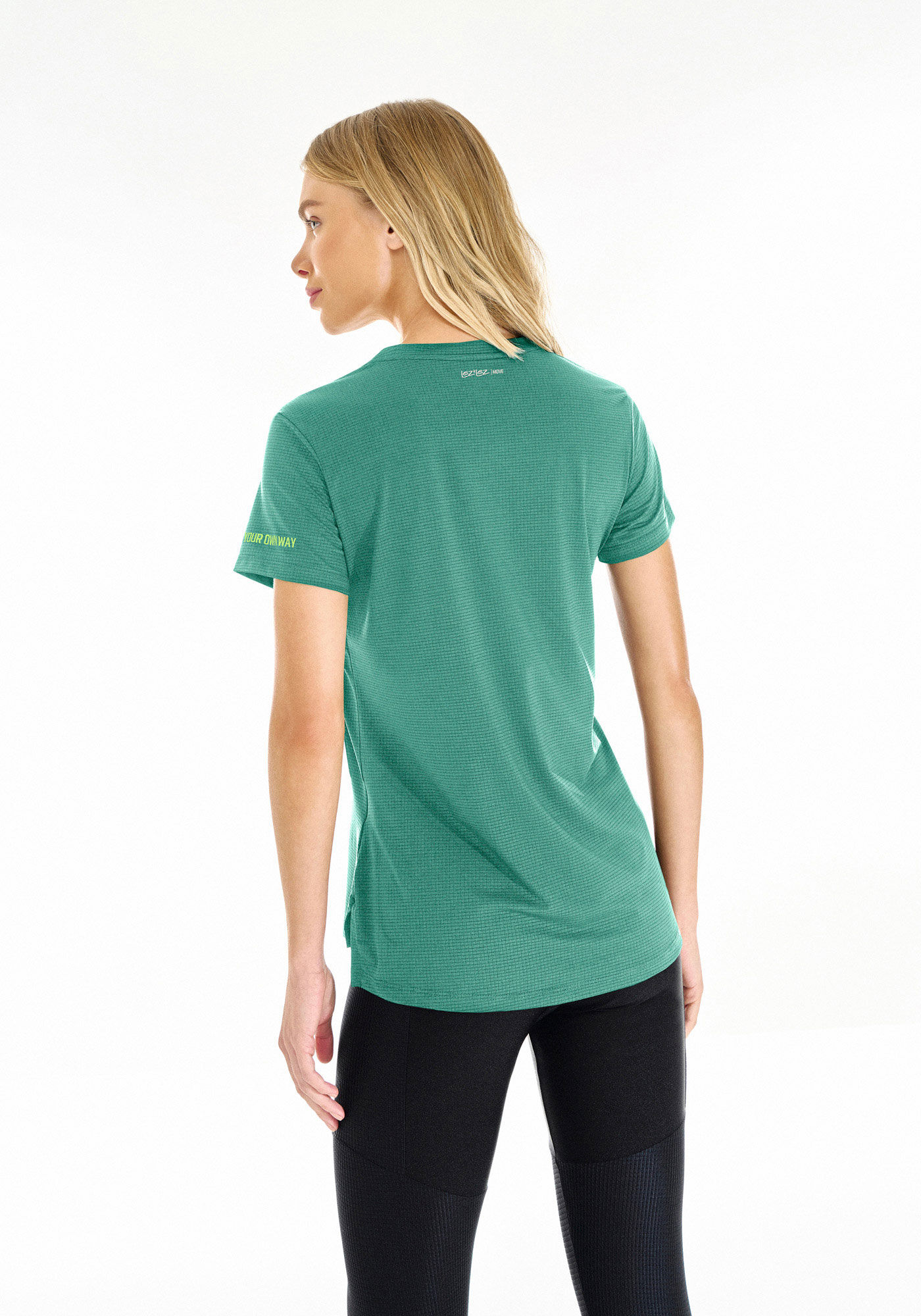 Blusa Decote V Texturizada MOVE Fitness, , large.