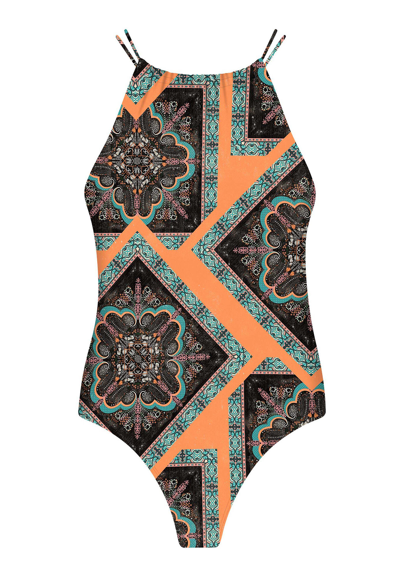 Body Decote Costas Estampa Smiths Beach, , large.