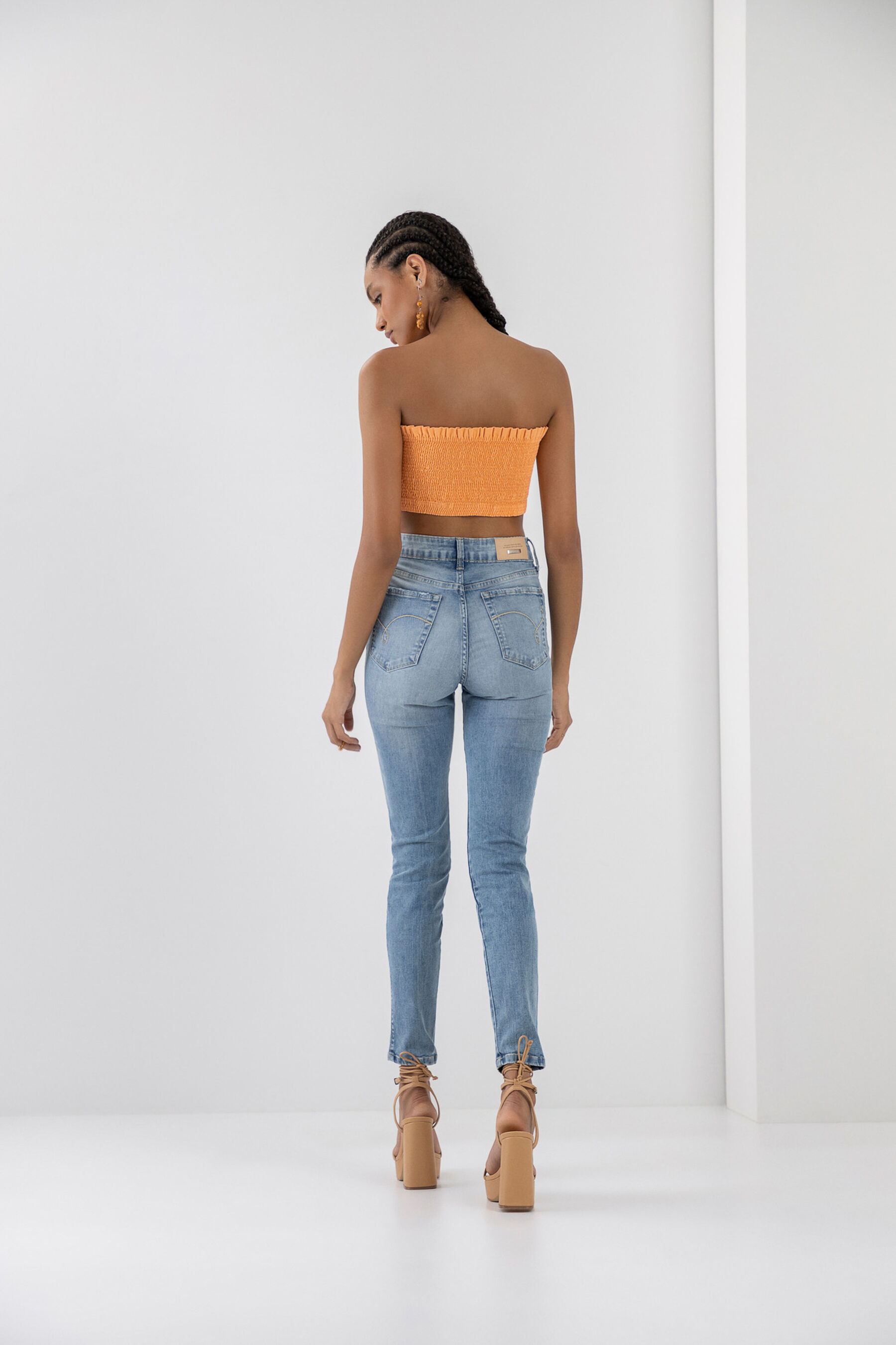 Calça Jeans Skinny Cropped Every Day, JEANS. Calça Jeans Skinny Cropped Every Day, JEANS, large.
